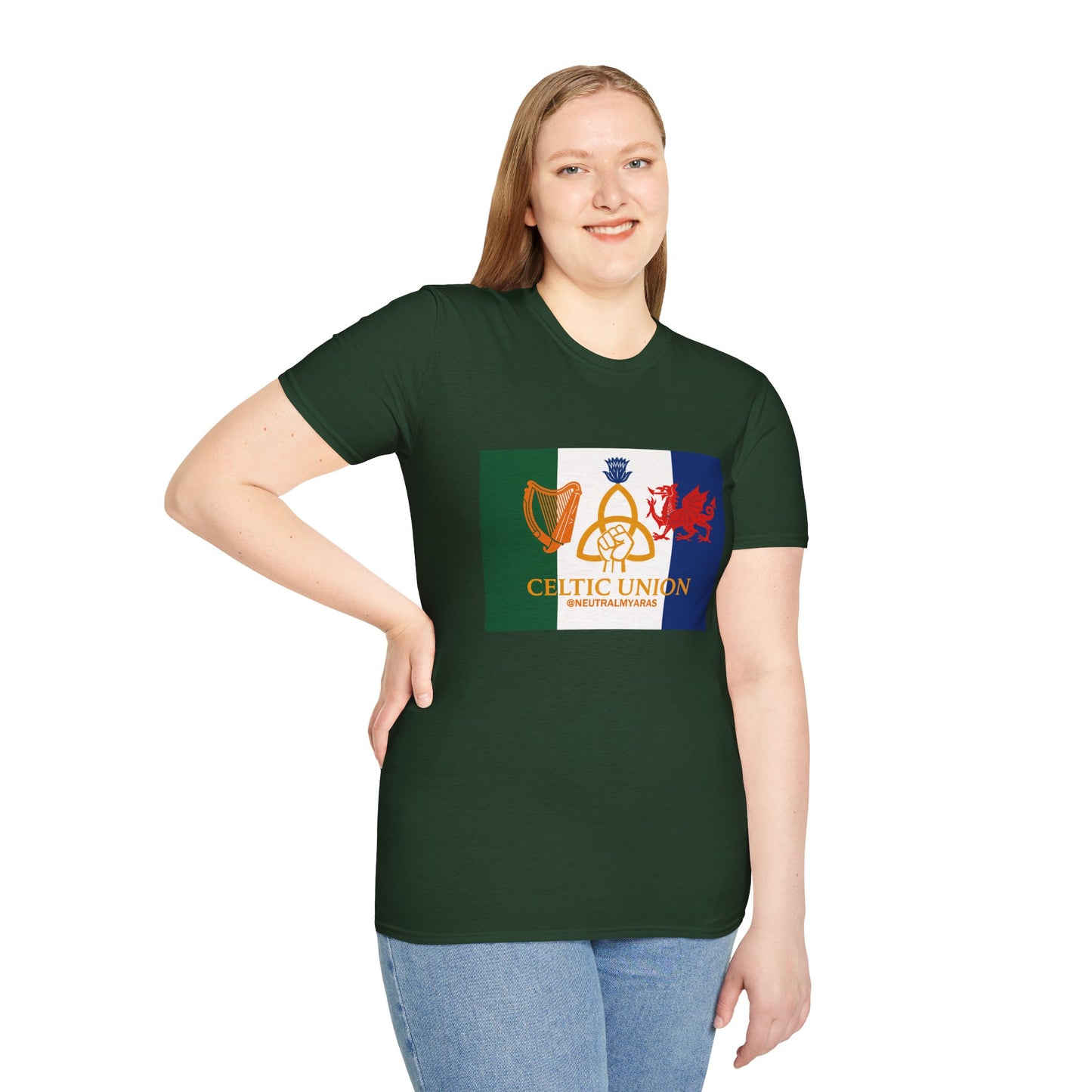 🔥 CELTIC UNION FLAG T-SHIRT ☘️