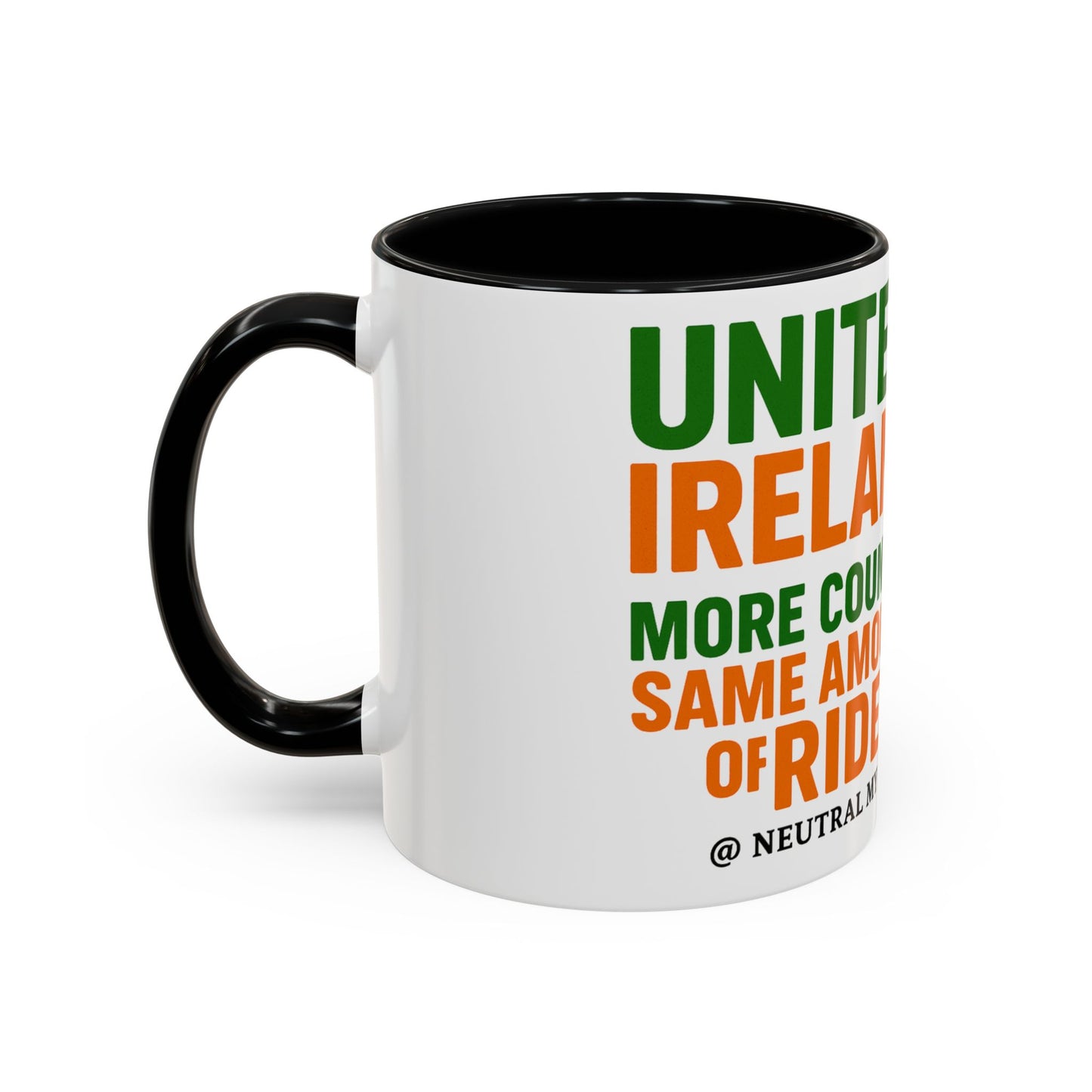 Copy of ☕ United Ireland Mug – "More Counties, Same Amount of Rides" Luck Of The Irish Coffee Mug, St. Patrick's Day Gift, Irish Pride Mug, Fun Irish Decor, Unique Coffee Cup