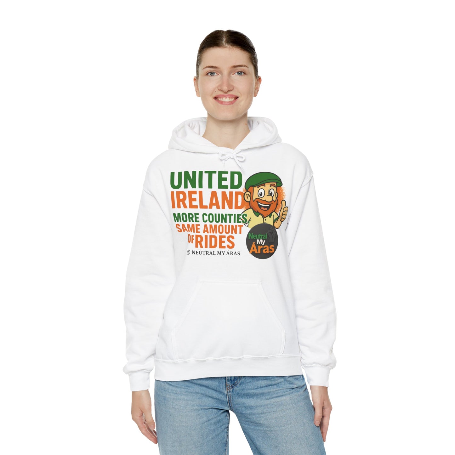 "UNITED IRELAND – MORE COUNTIES, SAME AMOUNT OF RIDES" – The Only Thing That’s Changing is the Territory - United Ireland Graphic Hoodie
