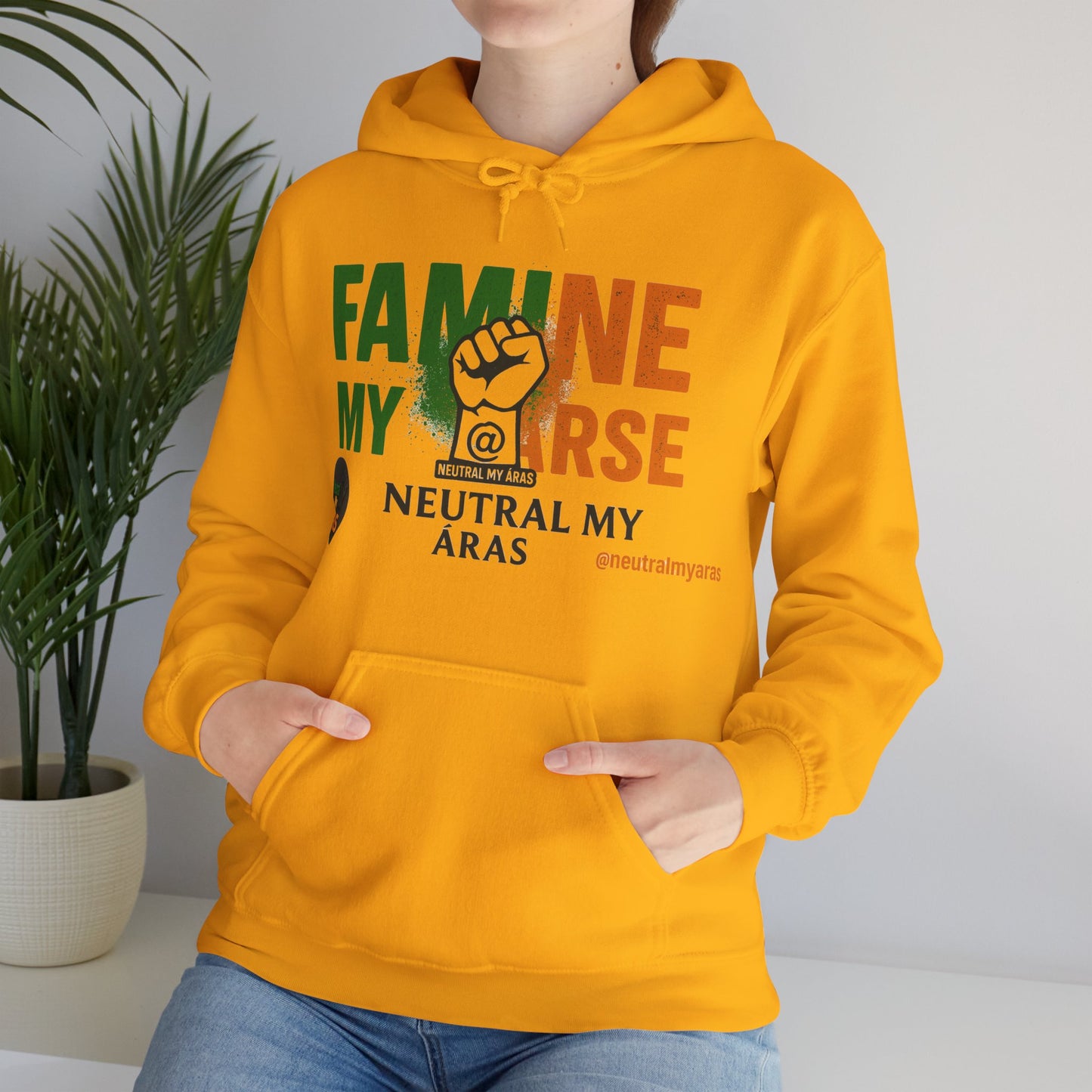 "FAMINE MY ARSE" – The Hoodie That Speaks Truth, and a Bit of Cheek