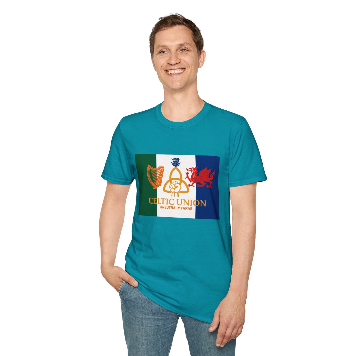 🔥 CELTIC UNION FLAG T-SHIRT ☘️