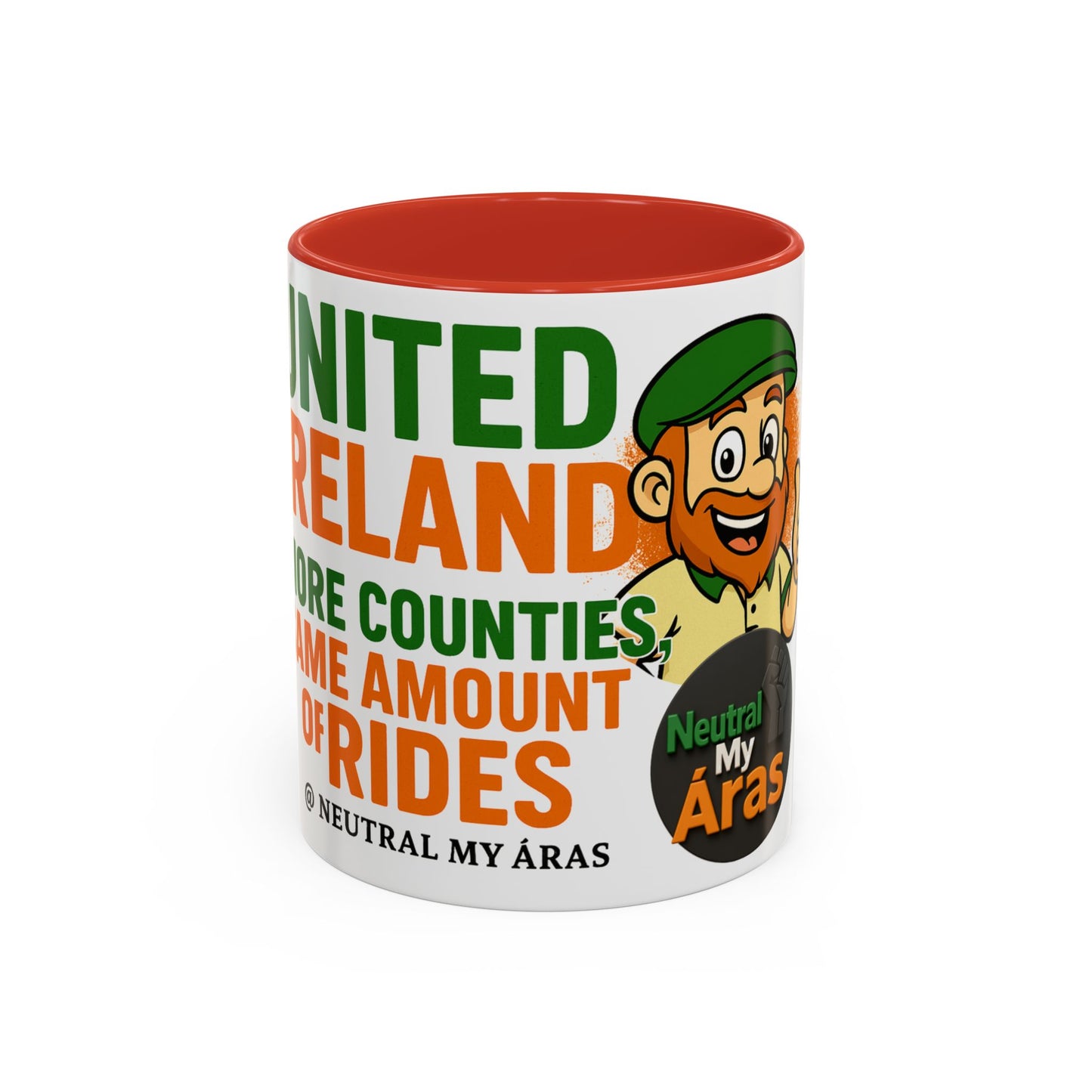 Copy of ☕ United Ireland Mug – "More Counties, Same Amount of Rides" Luck Of The Irish Coffee Mug, St. Patrick's Day Gift, Irish Pride Mug, Fun Irish Decor, Unique Coffee Cup