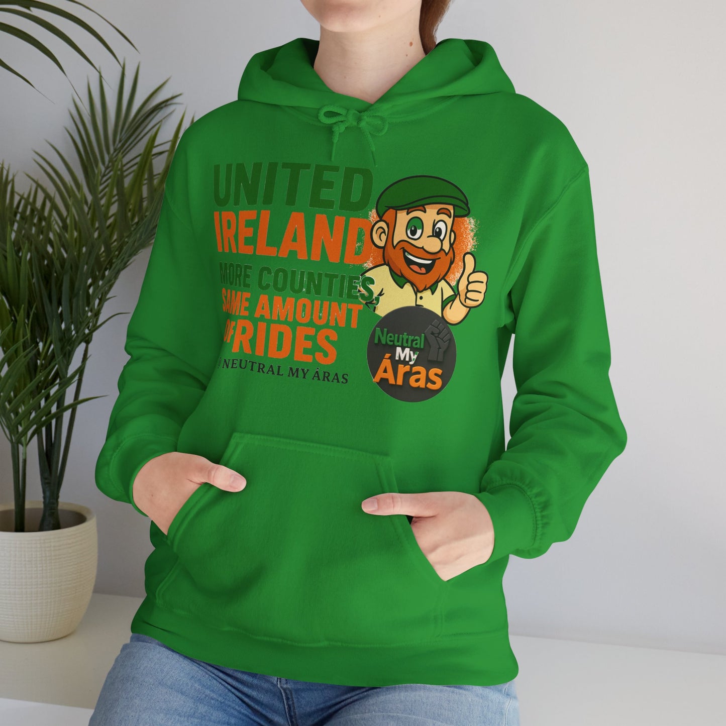 "UNITED IRELAND – MORE COUNTIES, SAME AMOUNT OF RIDES" – The Only Thing That’s Changing is the Territory - United Ireland Graphic Hoodie