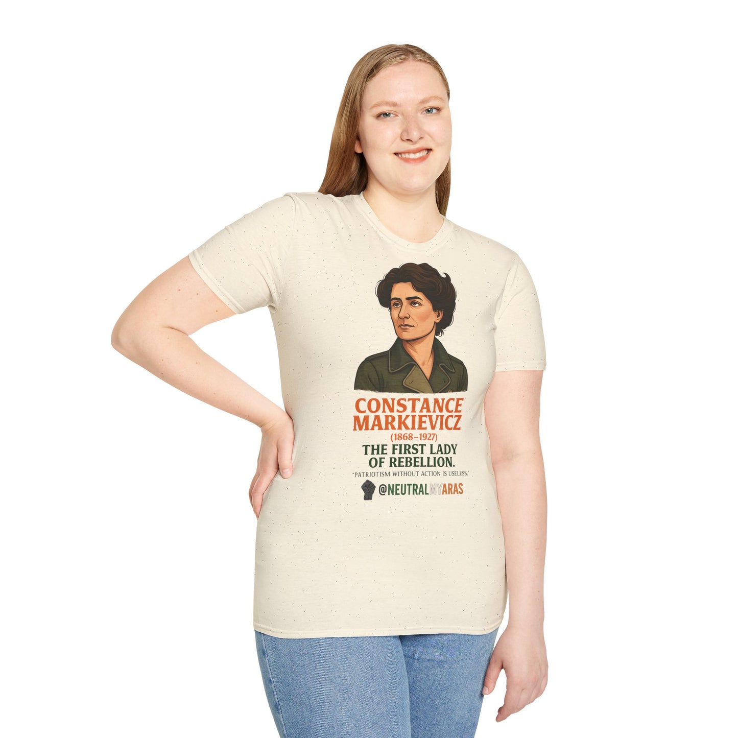 🇮🇪 Constance Markievicz T-Shirt – The First Lady of Rebellion 🇮🇪 Tee