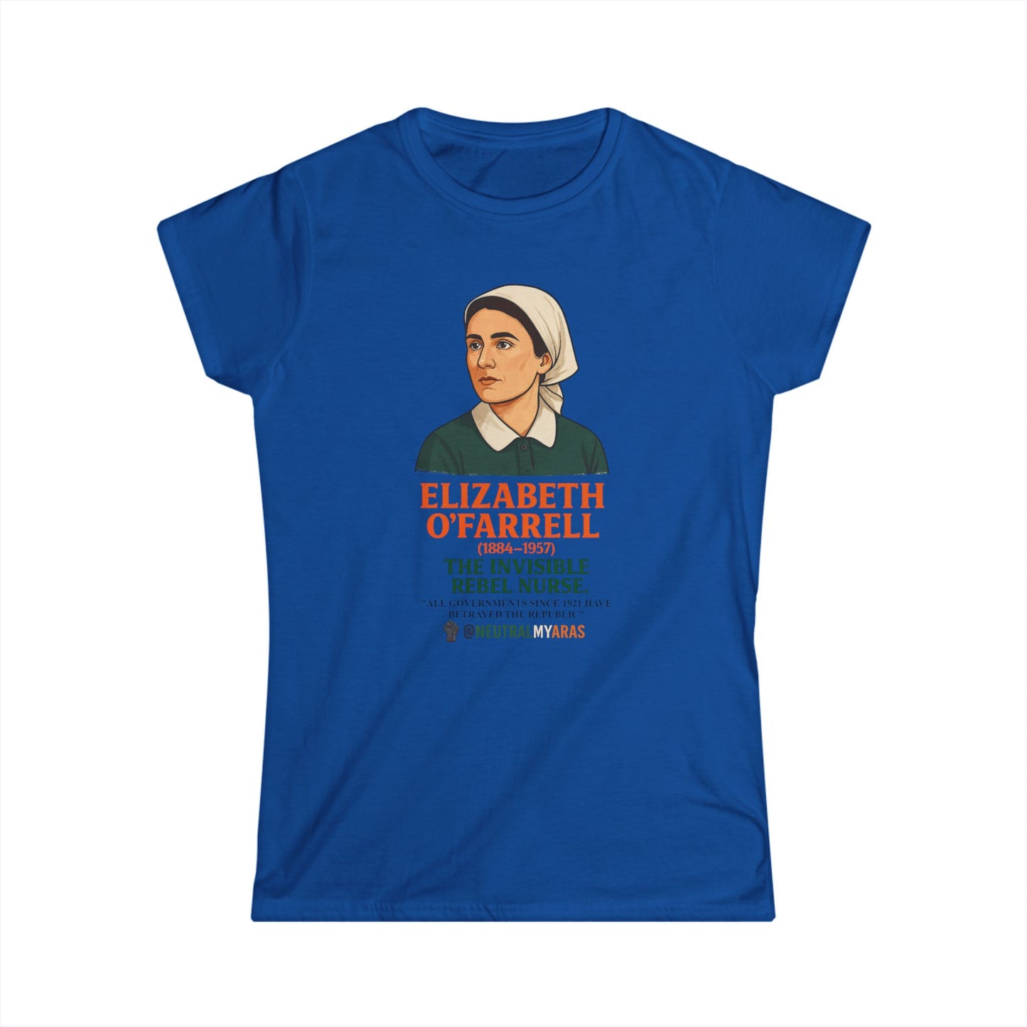 Elizabeth O'Farrell - The Invisible Rebel Nurse - Women's Softstyle Tee