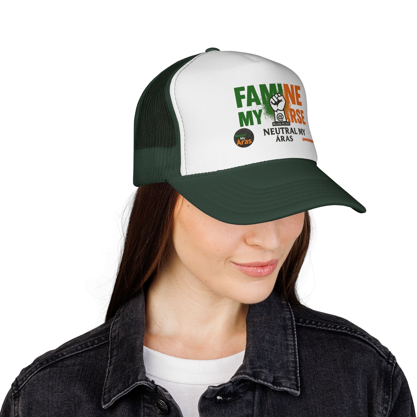 🧢 FAMINE MY ARSE – Trucker Hat