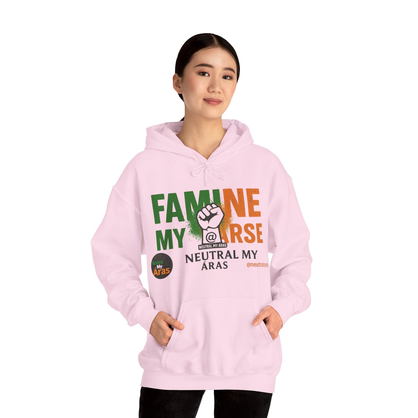 "FAMINE MY ARSE" – The Hoodie That Speaks Truth, and a Bit of Cheek