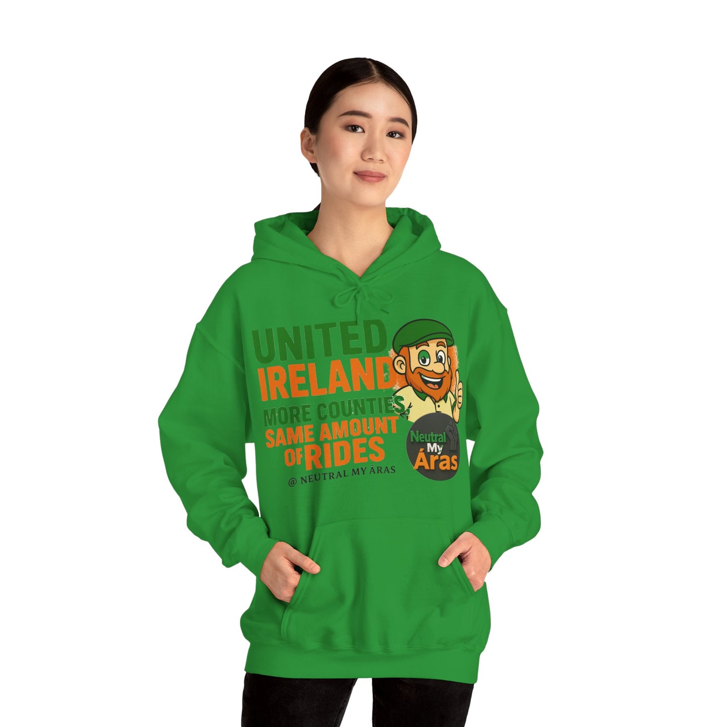 "UNITED IRELAND – MORE COUNTIES, SAME AMOUNT OF RIDES" – The Only Thing That’s Changing is the Territory - United Ireland Graphic Hoodie