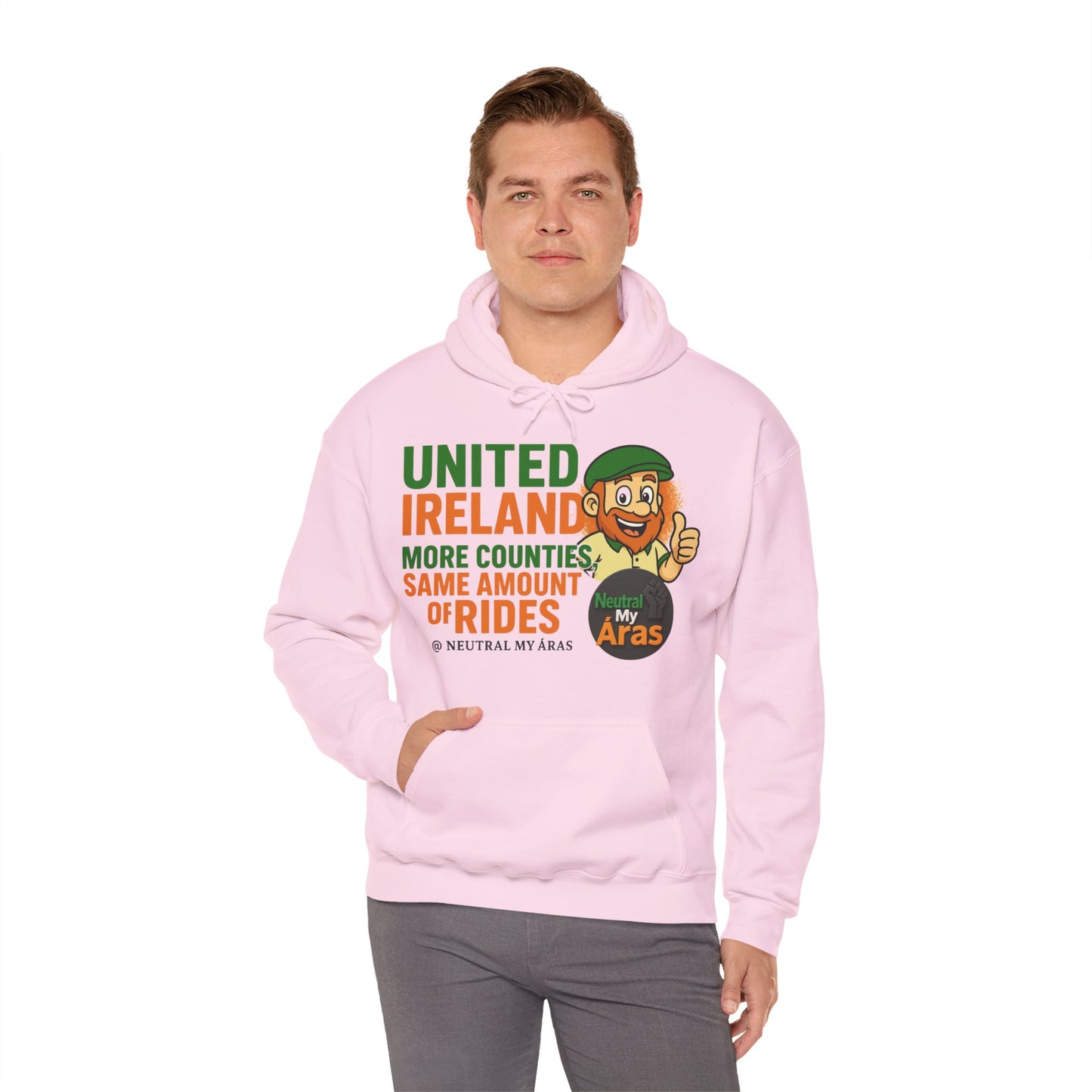 "UNITED IRELAND – MORE COUNTIES, SAME AMOUNT OF RIDES" – The Only Thing That’s Changing is the Territory - United Ireland Graphic Hoodie