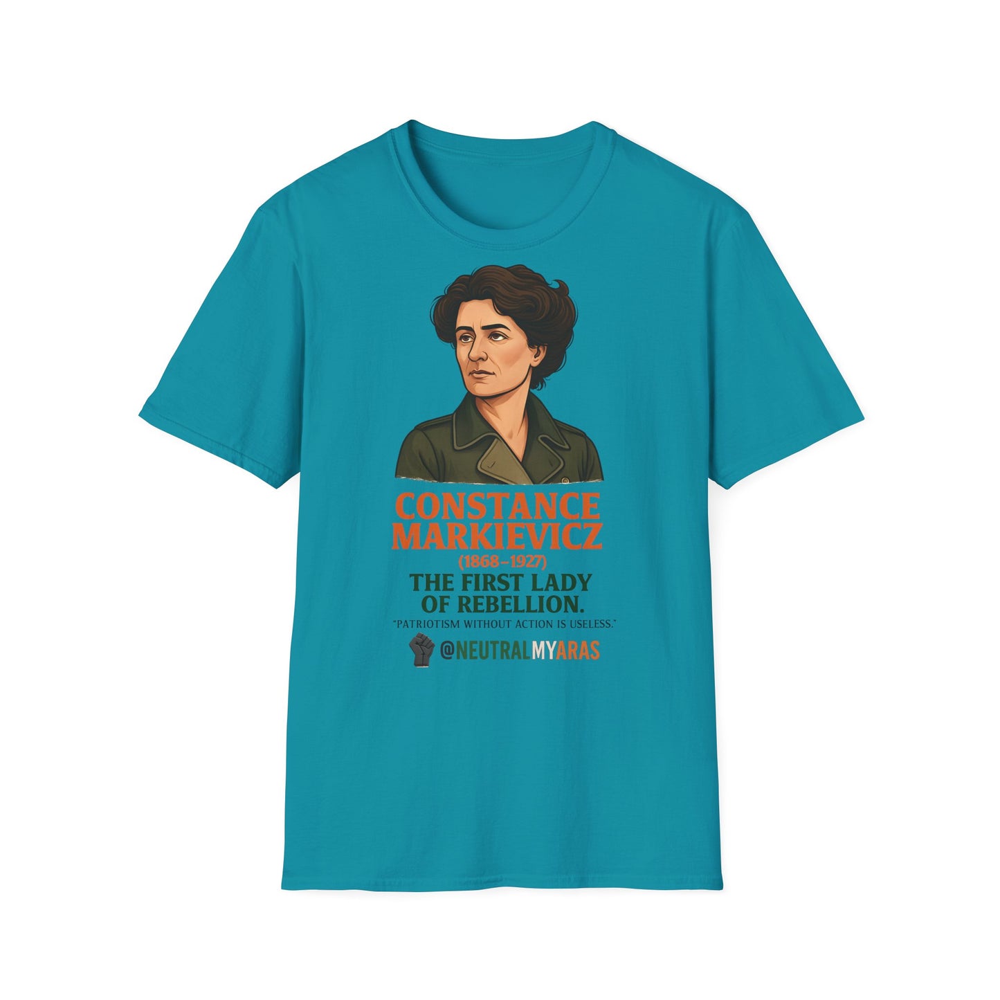🇮🇪 Constance Markievicz T-Shirt – The First Lady of Rebellion 🇮🇪 Tee