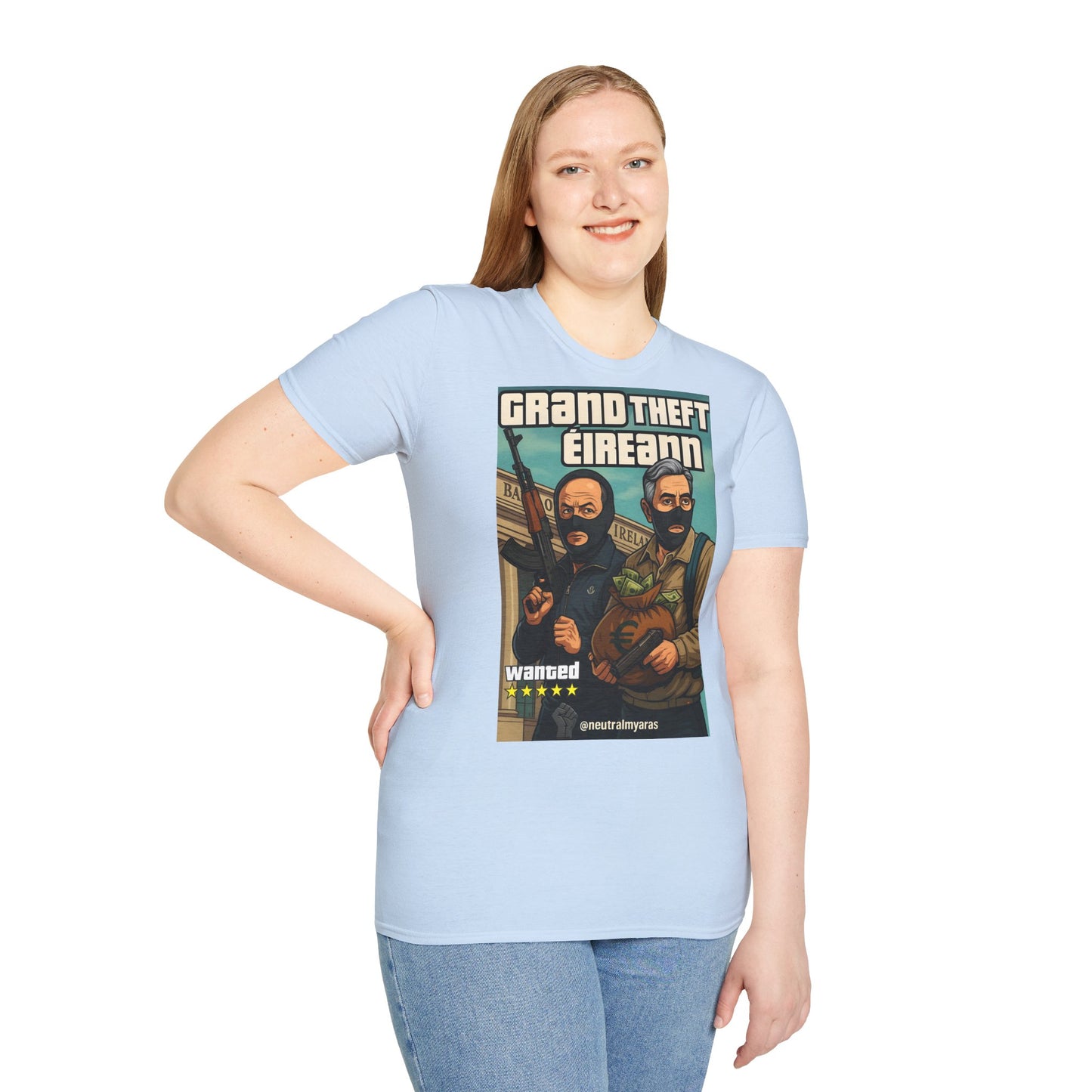 🔥 🚨 GRAND THEFT ÉIREANN 🚨 T-SHIRT ☘️