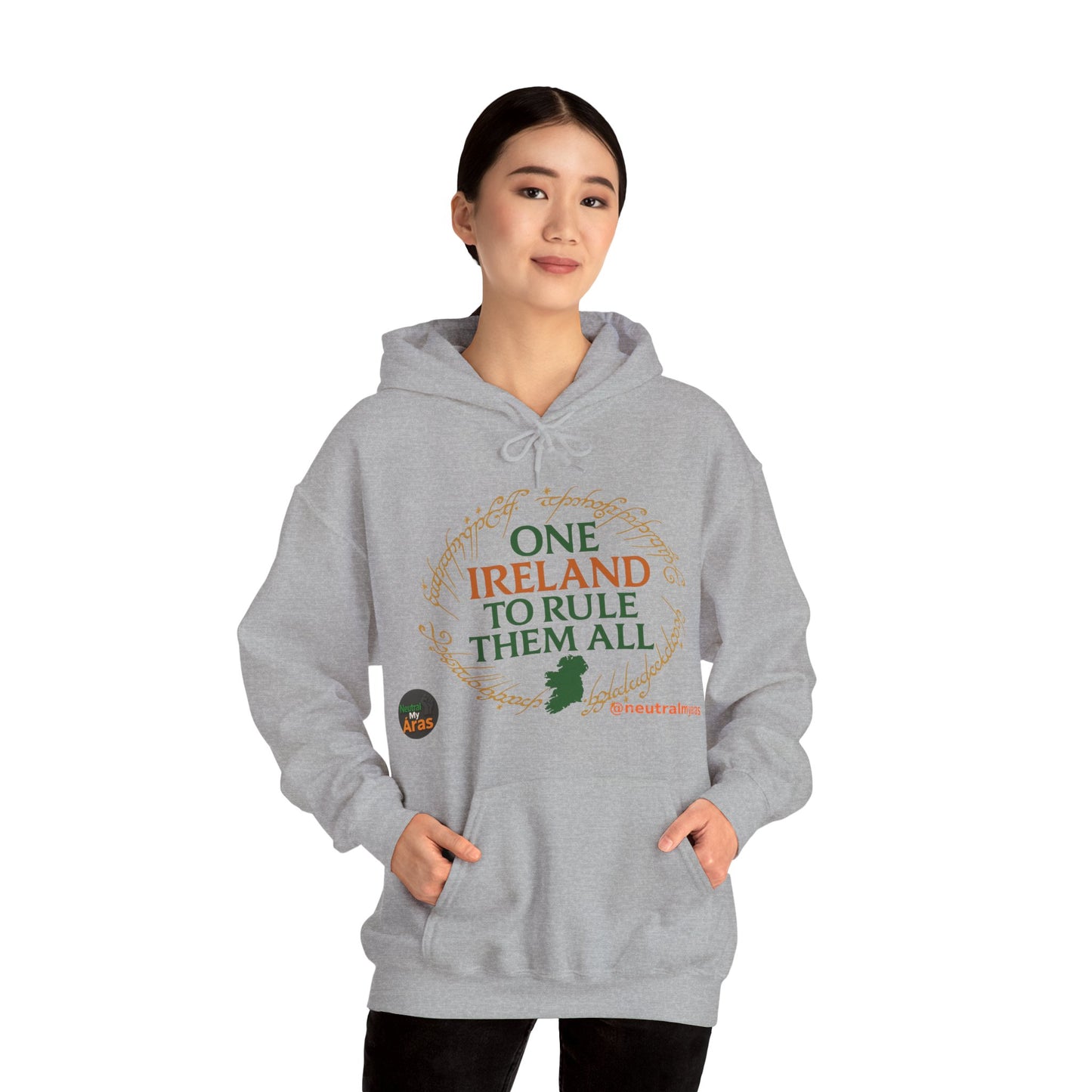 Hoodie "ONE IRELAND TO RULE THEM ALL" – Wear the Legend, Live the Dream