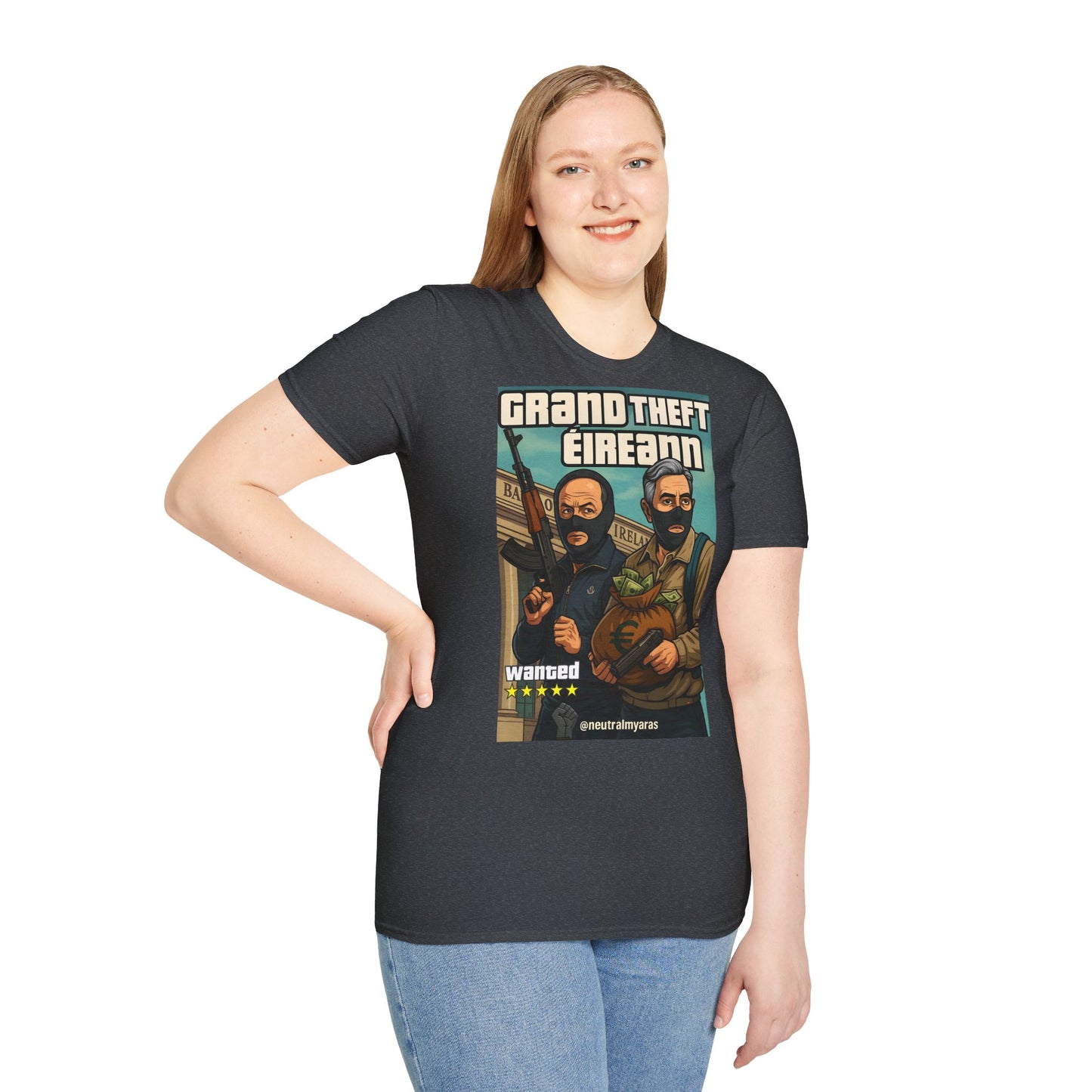 🔥 🚨 GRAND THEFT ÉIREANN 🚨 T-SHIRT ☘️