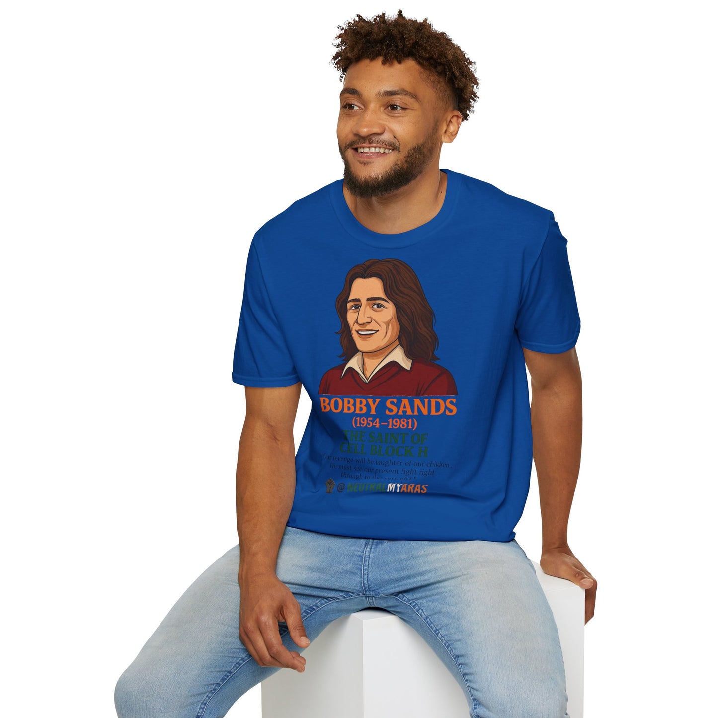 🟧 Bobby Sands – The Saint of Cell Block H T-Shirt ☘️