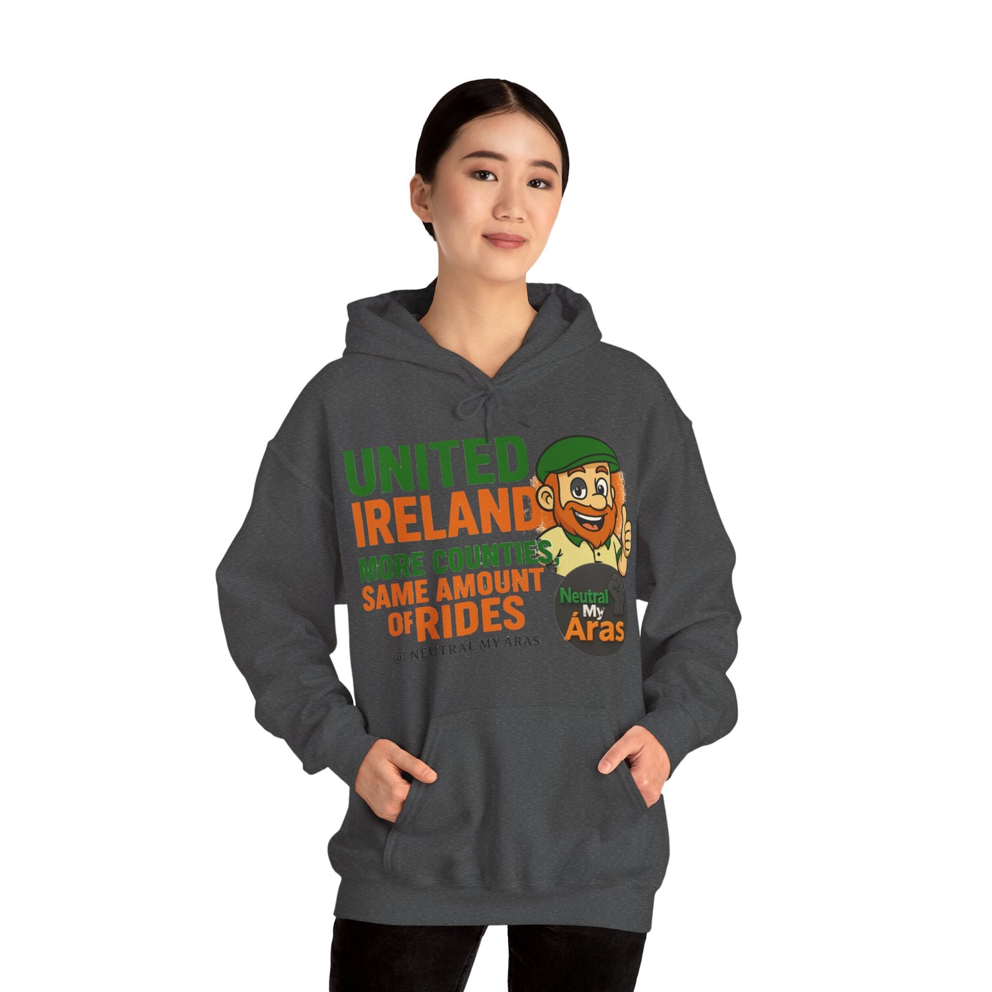 "UNITED IRELAND – MORE COUNTIES, SAME AMOUNT OF RIDES" – The Only Thing That’s Changing is the Territory - United Ireland Graphic Hoodie