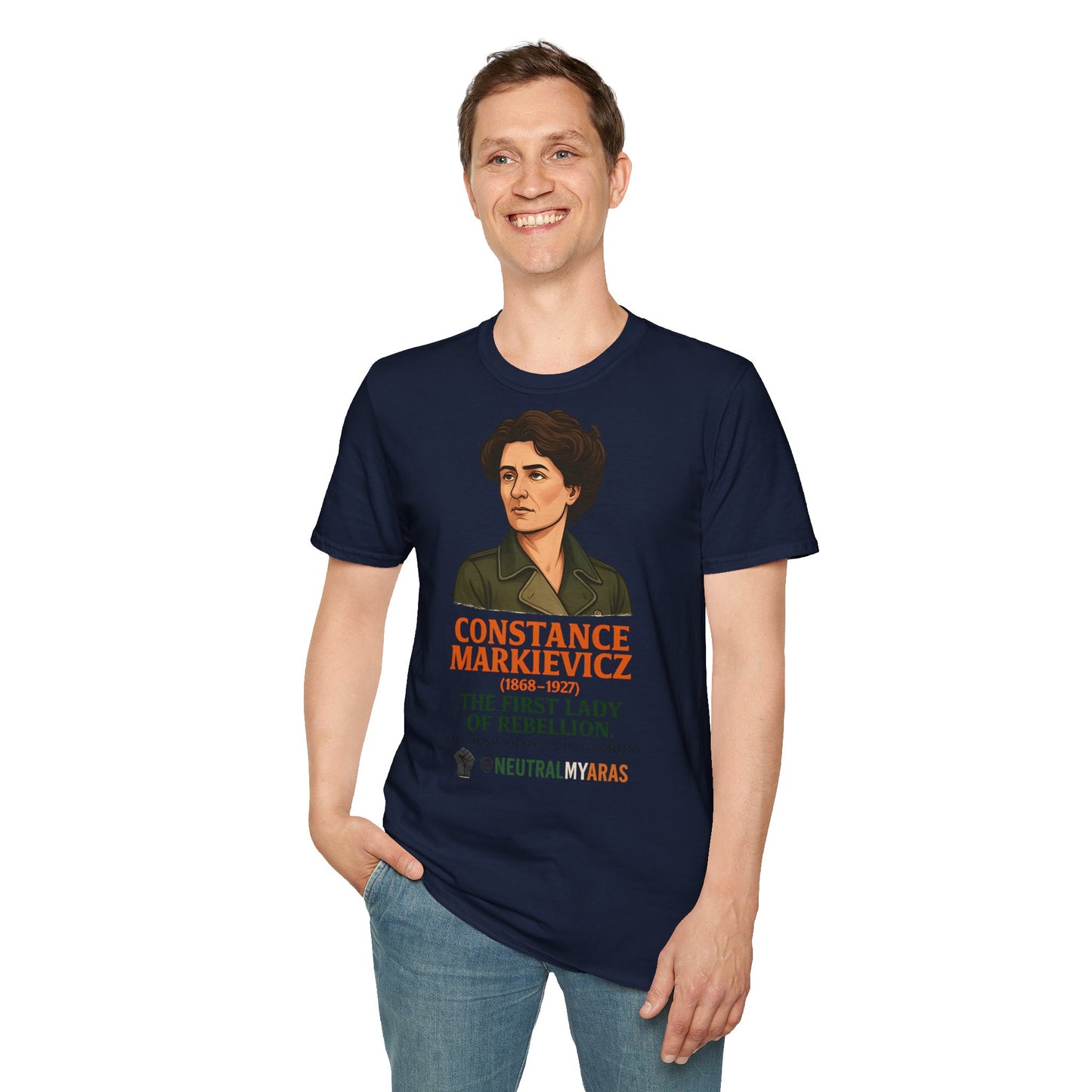 🇮🇪 Constance Markievicz T-Shirt – The First Lady of Rebellion 🇮🇪 Tee
