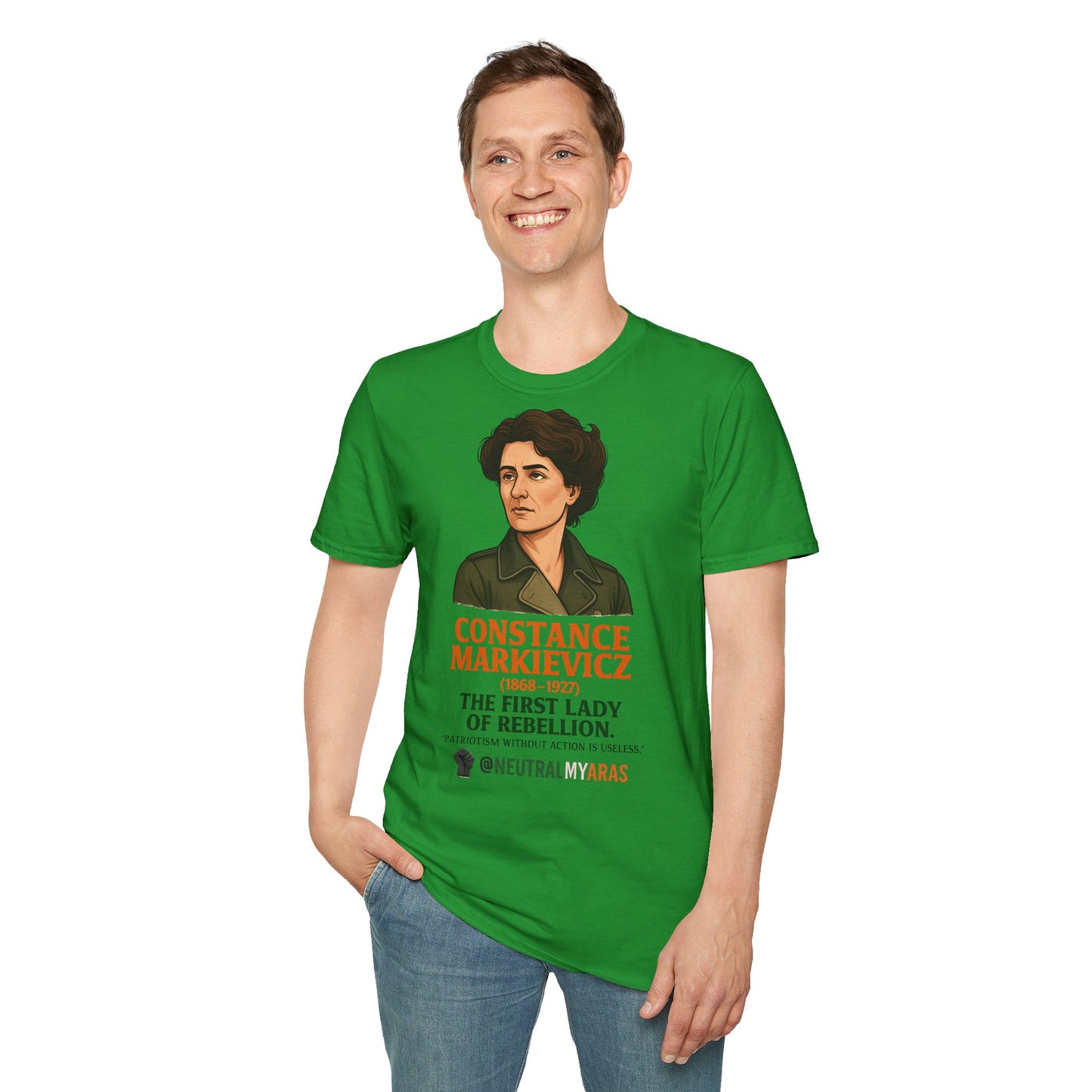🇮🇪 Constance Markievicz T-Shirt – The First Lady of Rebellion 🇮🇪 Tee