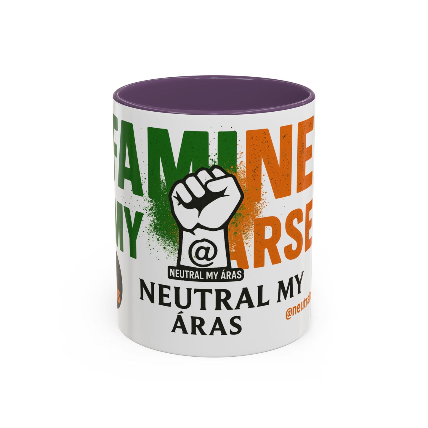 ☕ FAMINE MY ARSE – Tea/Coffee Mug