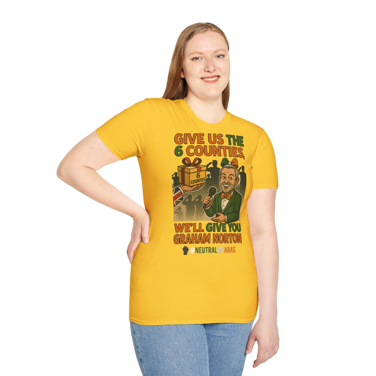 🔥 “Give Us the 6 Counties, We’ll Give You Graham Norton” T-SHIRT ☘️