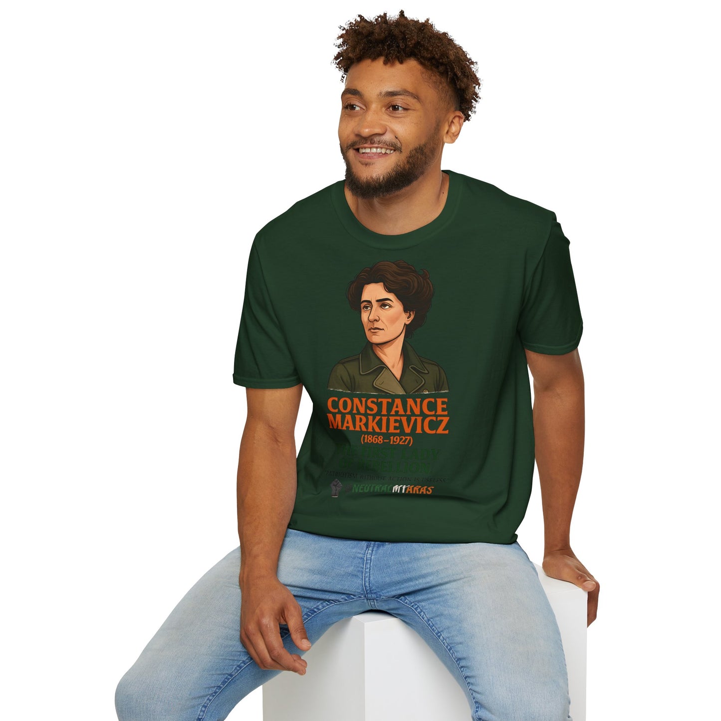 🇮🇪 Constance Markievicz T-Shirt – The First Lady of Rebellion 🇮🇪 Tee