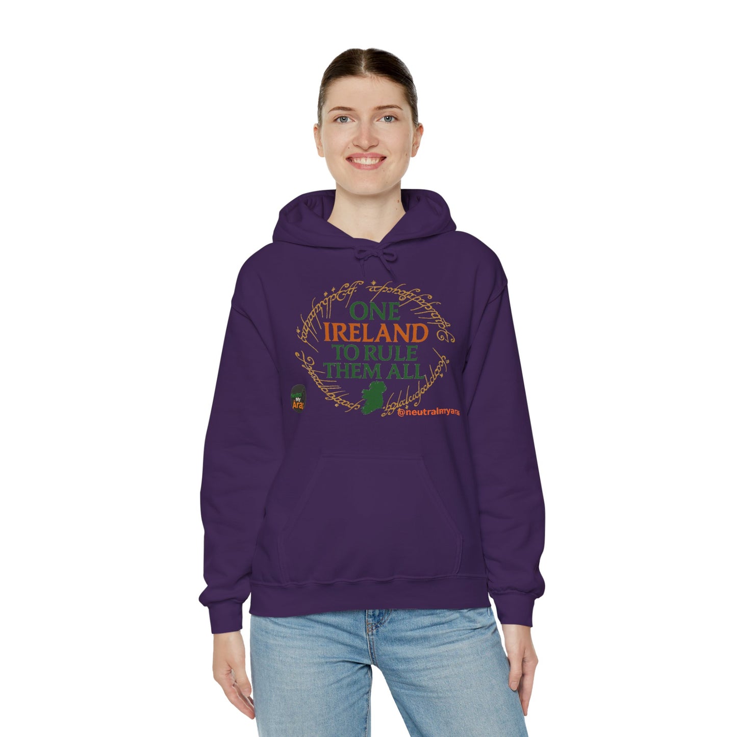 Hoodie "ONE IRELAND TO RULE THEM ALL" – Wear the Legend, Live the Dream