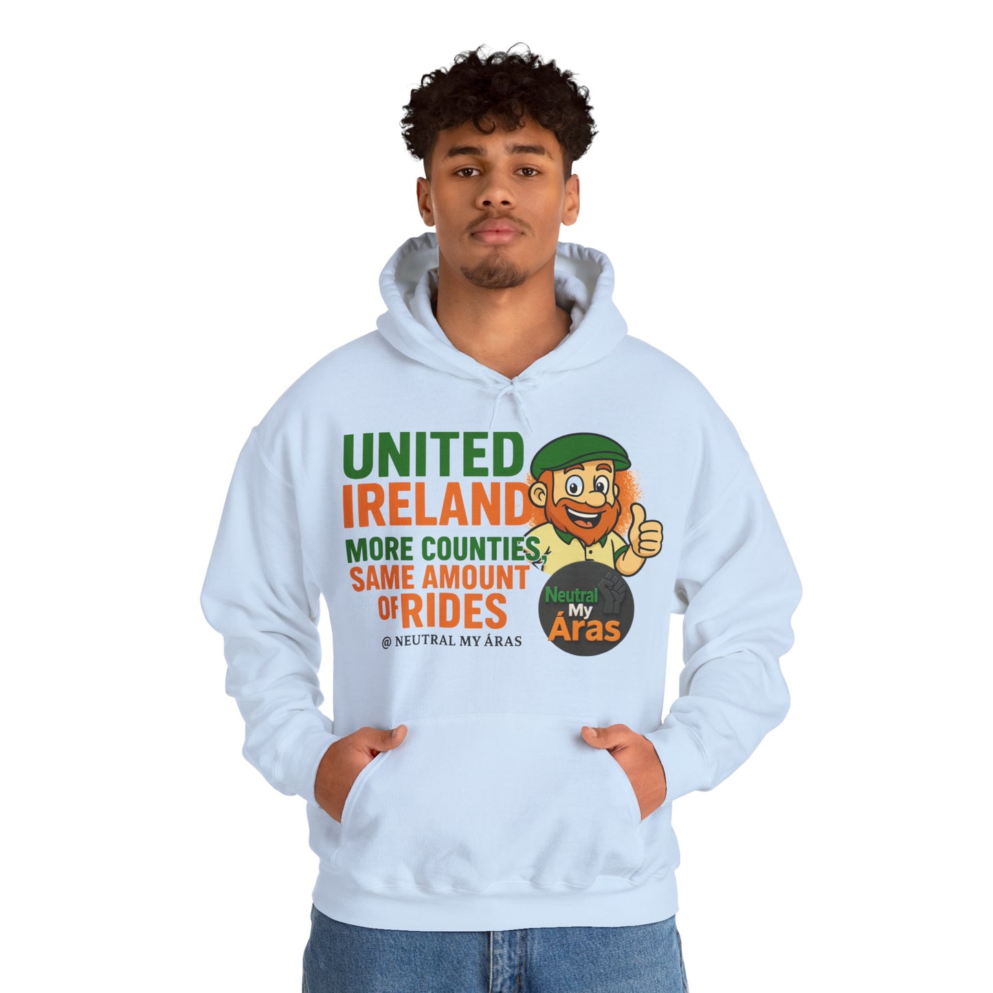 "UNITED IRELAND – MORE COUNTIES, SAME AMOUNT OF RIDES" – The Only Thing That’s Changing is the Territory - United Ireland Graphic Hoodie