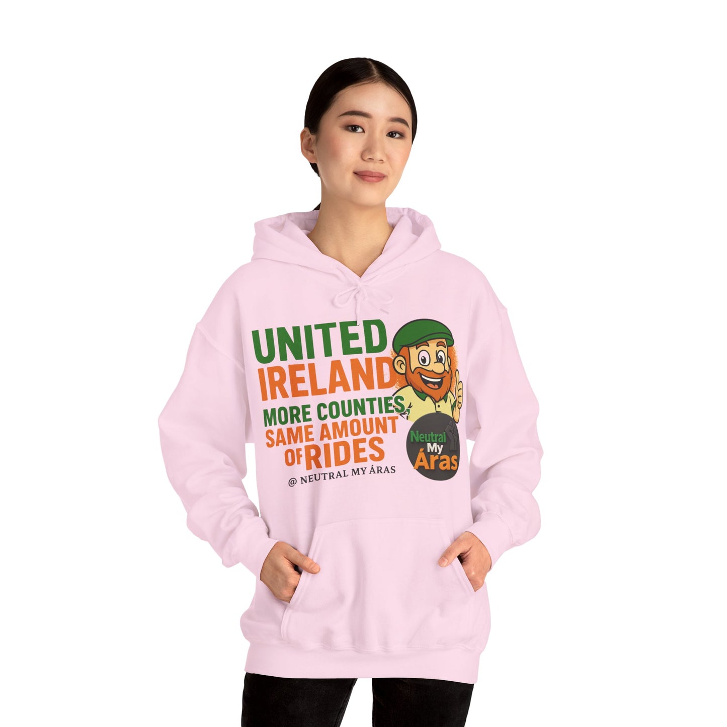 "UNITED IRELAND – MORE COUNTIES, SAME AMOUNT OF RIDES" – The Only Thing That’s Changing is the Territory - United Ireland Graphic Hoodie