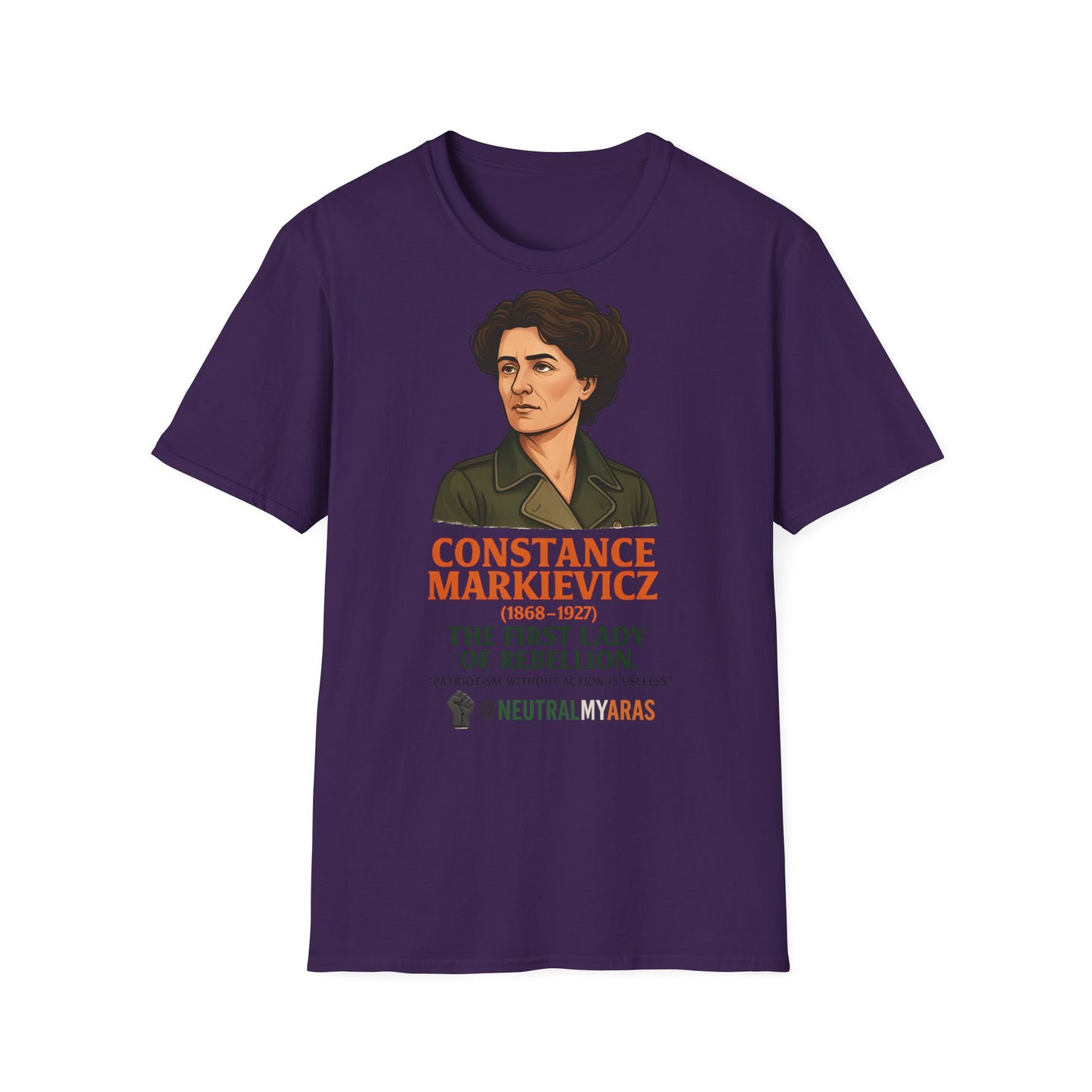 🇮🇪 Constance Markievicz T-Shirt – The First Lady of Rebellion 🇮🇪 Tee