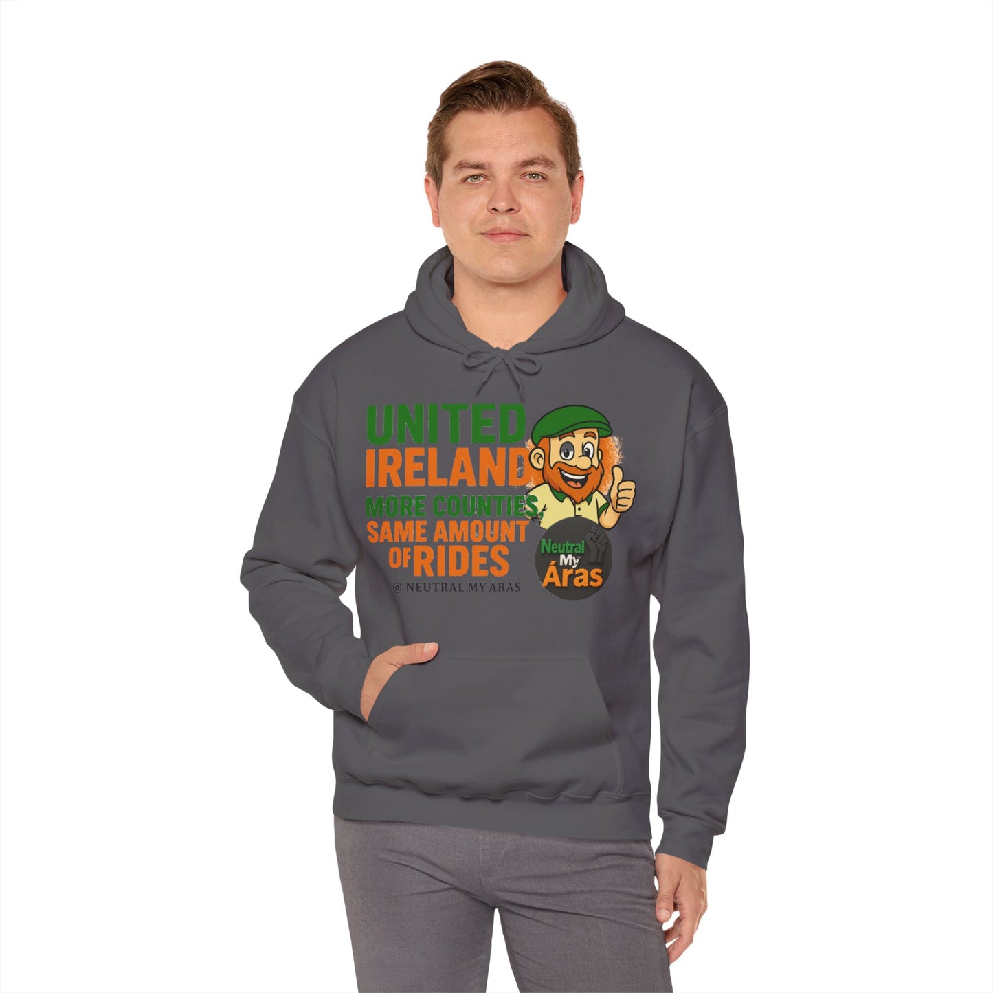 "UNITED IRELAND – MORE COUNTIES, SAME AMOUNT OF RIDES" – The Only Thing That’s Changing is the Territory - United Ireland Graphic Hoodie