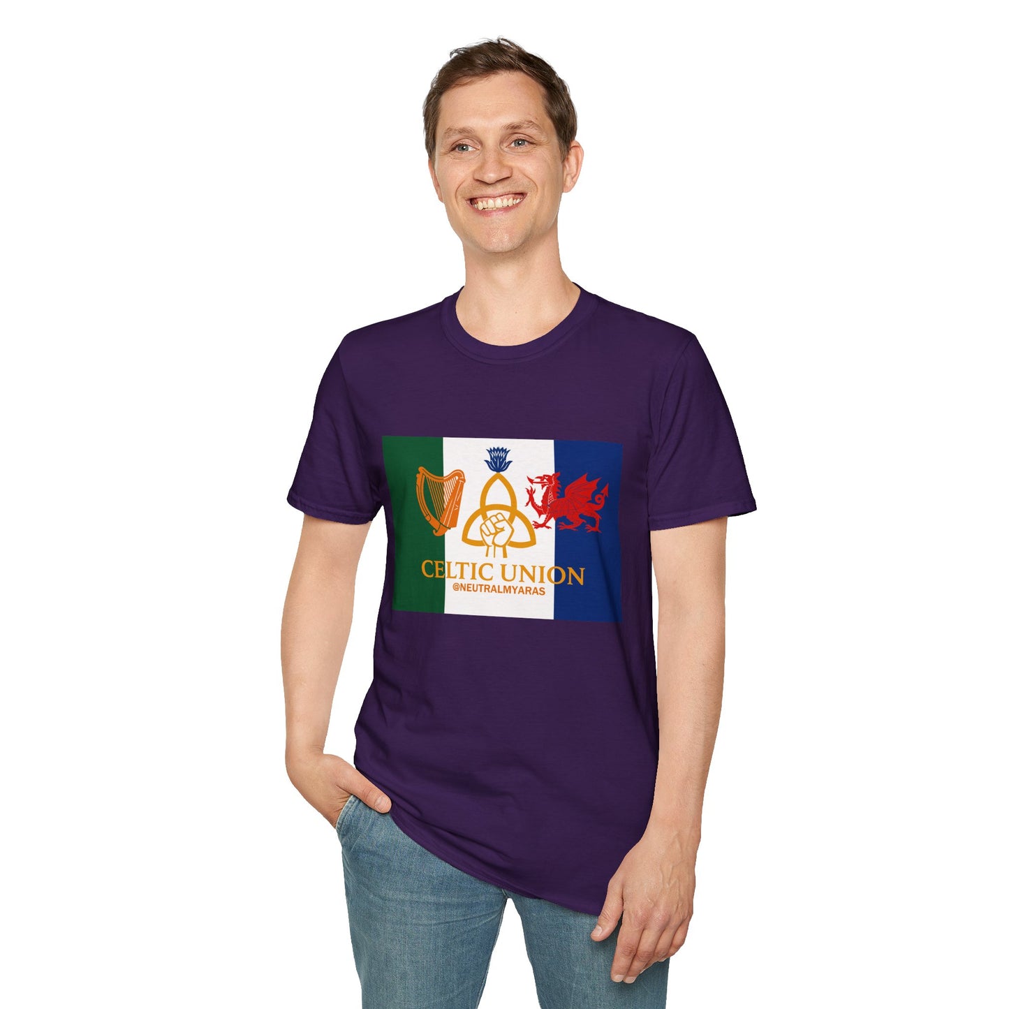 🔥 CELTIC UNION FLAG T-SHIRT ☘️