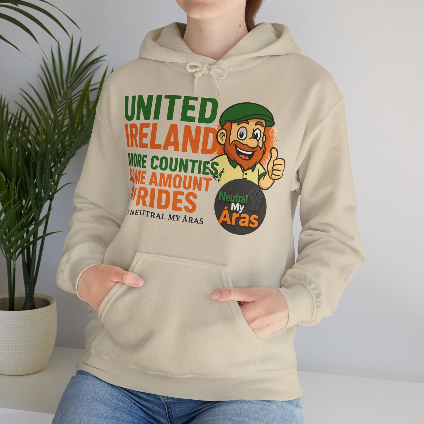 "UNITED IRELAND – MORE COUNTIES, SAME AMOUNT OF RIDES" – The Only Thing That’s Changing is the Territory - United Ireland Graphic Hoodie