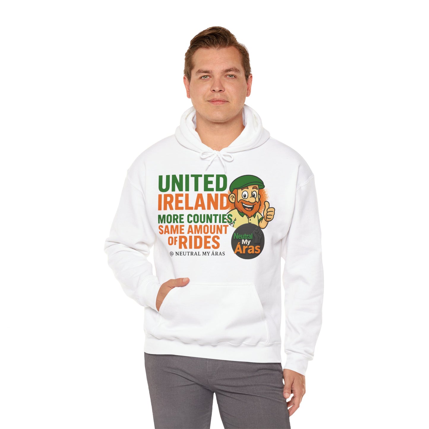 "UNITED IRELAND – MORE COUNTIES, SAME AMOUNT OF RIDES" – The Only Thing That’s Changing is the Territory - United Ireland Graphic Hoodie
