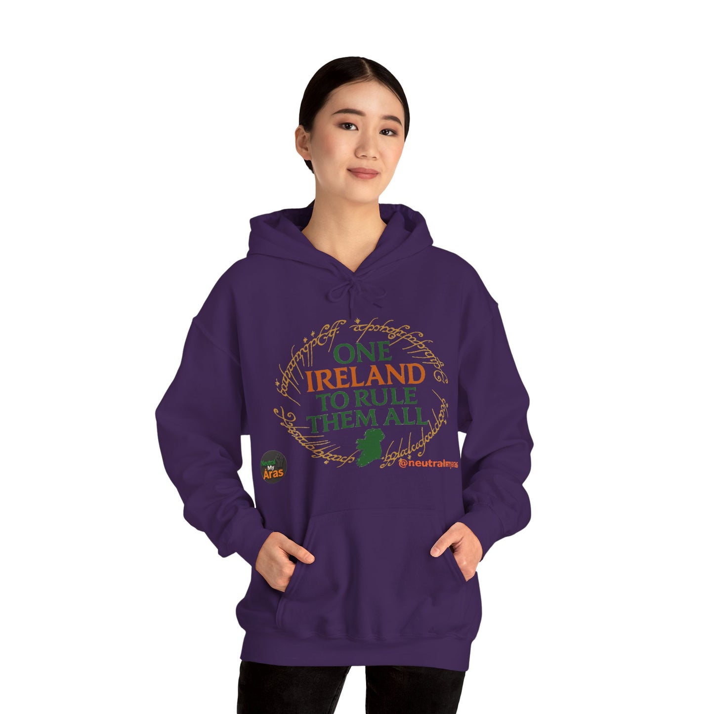 Hoodie "ONE IRELAND TO RULE THEM ALL" – Wear the Legend, Live the Dream