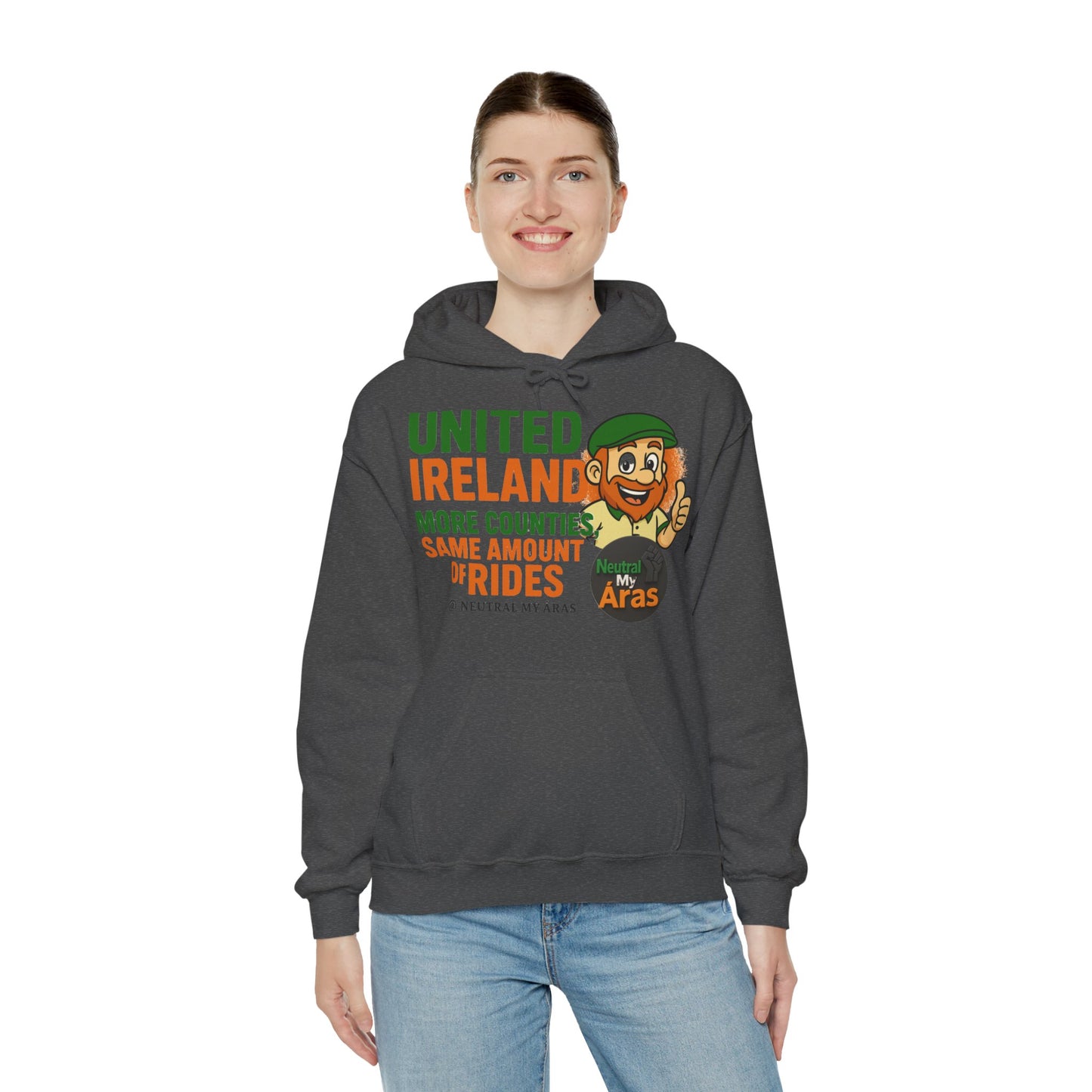 "UNITED IRELAND – MORE COUNTIES, SAME AMOUNT OF RIDES" – The Only Thing That’s Changing is the Territory - United Ireland Graphic Hoodie