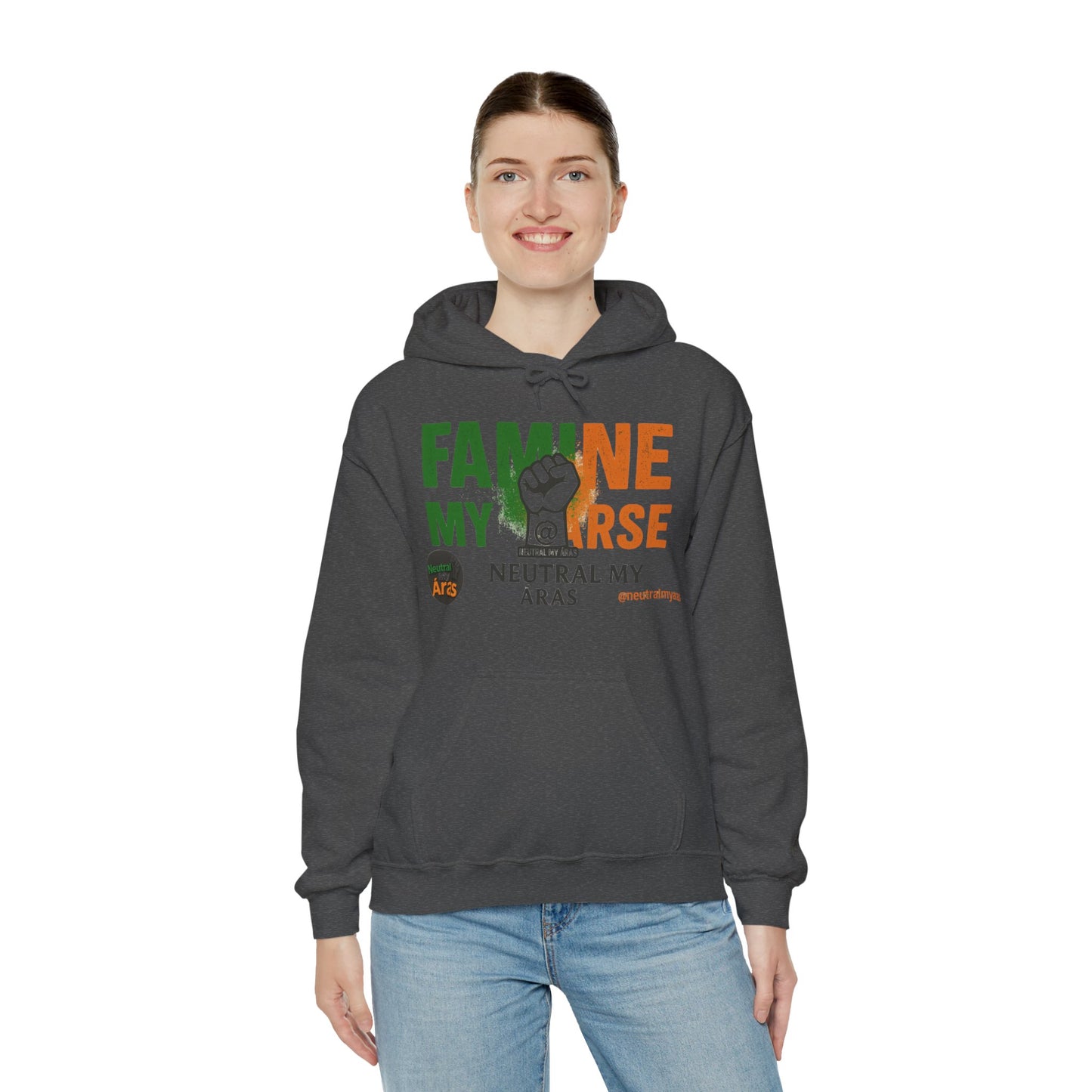 "FAMINE MY ARSE" – The Hoodie That Speaks Truth, and a Bit of Cheek