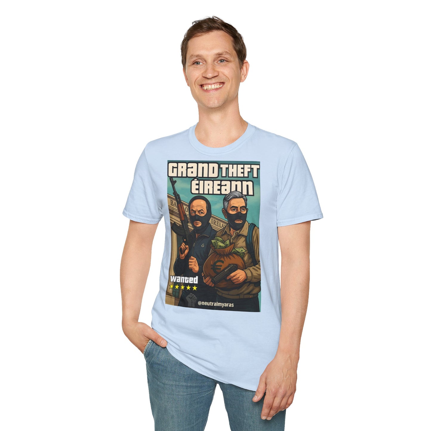 🔥 🚨 GRAND THEFT ÉIREANN 🚨 T-SHIRT ☘️