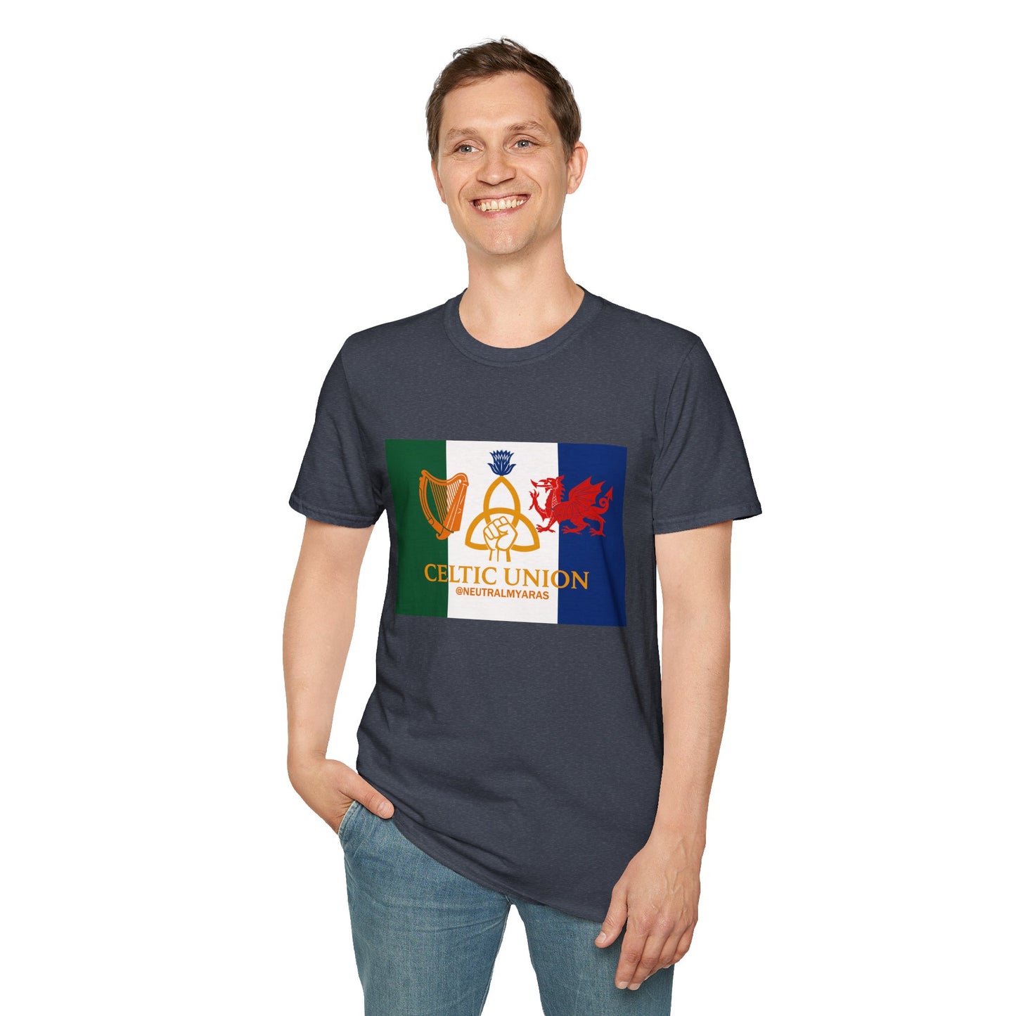 🔥 CELTIC UNION FLAG T-SHIRT ☘️