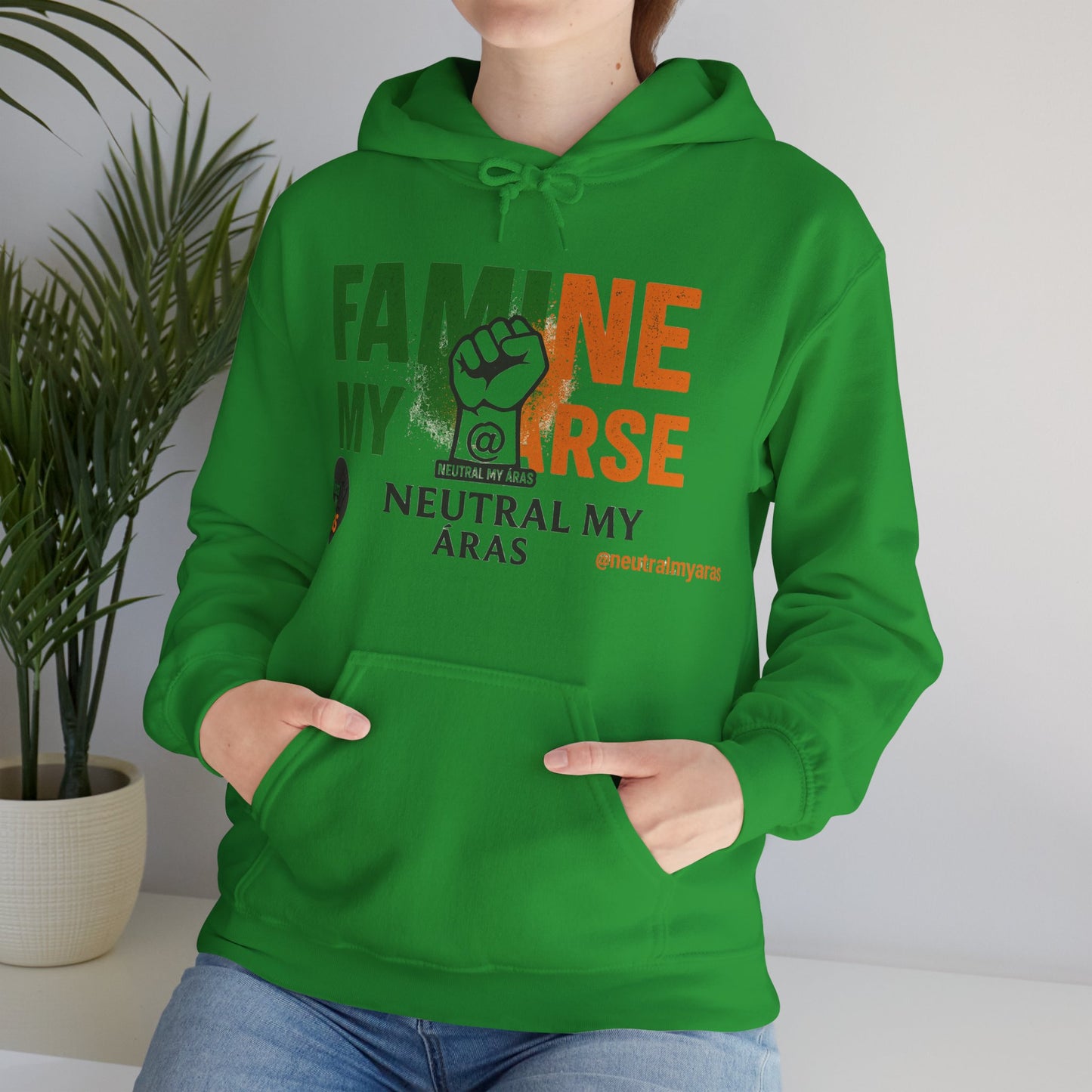 "FAMINE MY ARSE" – The Hoodie That Speaks Truth, and a Bit of Cheek