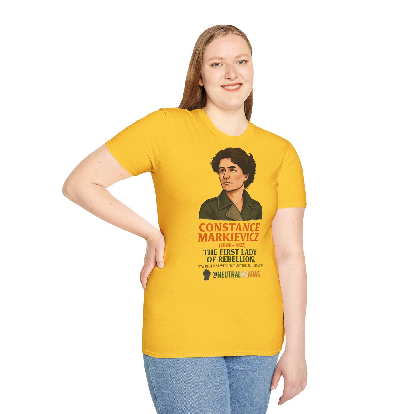 🇮🇪 Constance Markievicz T-Shirt – The First Lady of Rebellion 🇮🇪 Tee