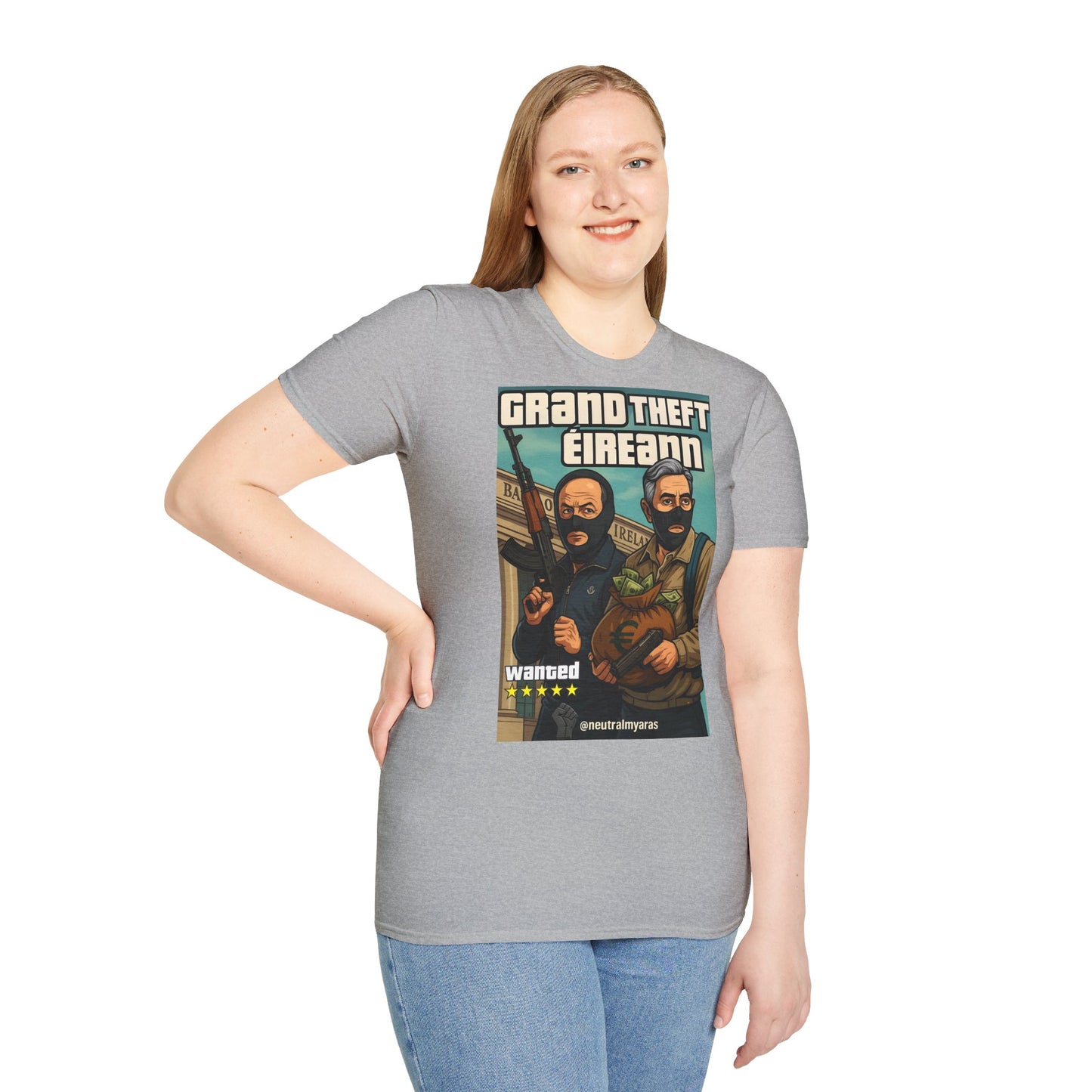 🔥 🚨 GRAND THEFT ÉIREANN 🚨 T-SHIRT ☘️