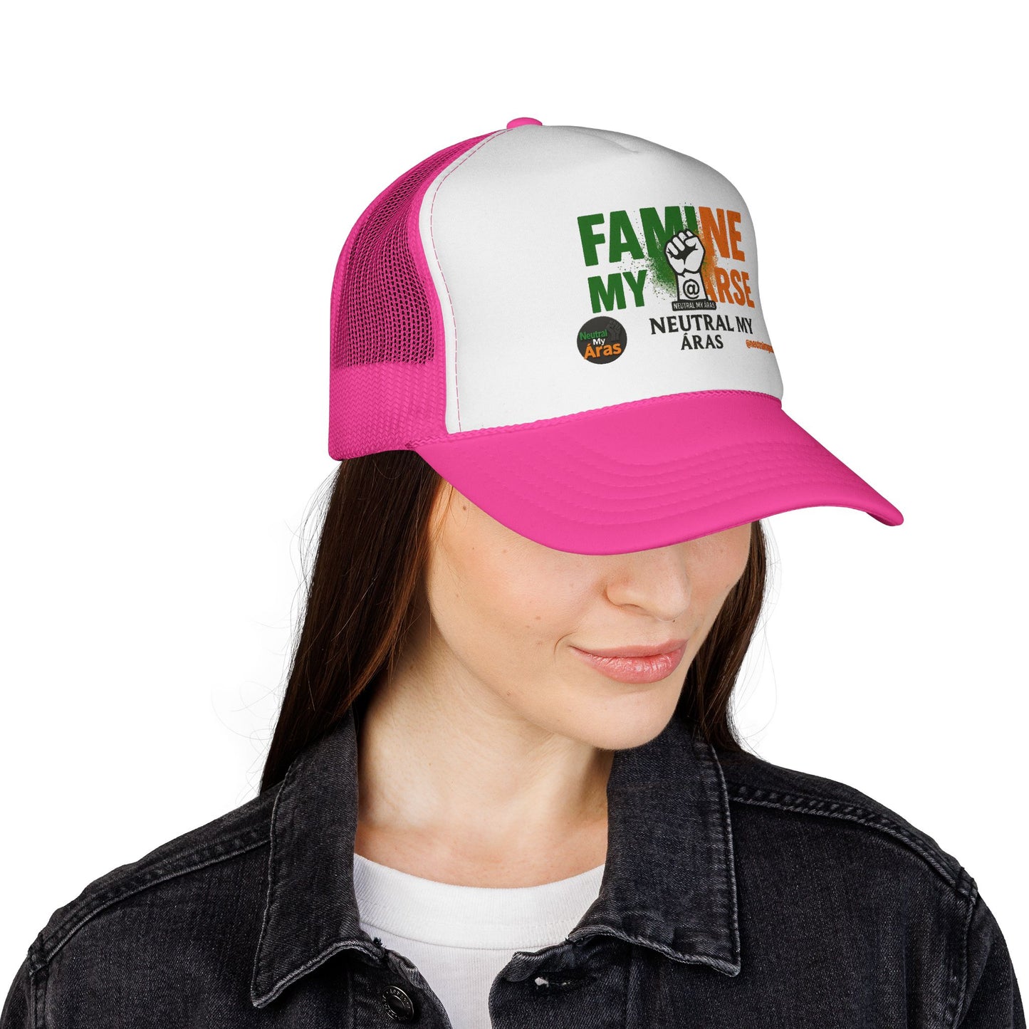 🧢 FAMINE MY ARSE – Trucker Hat