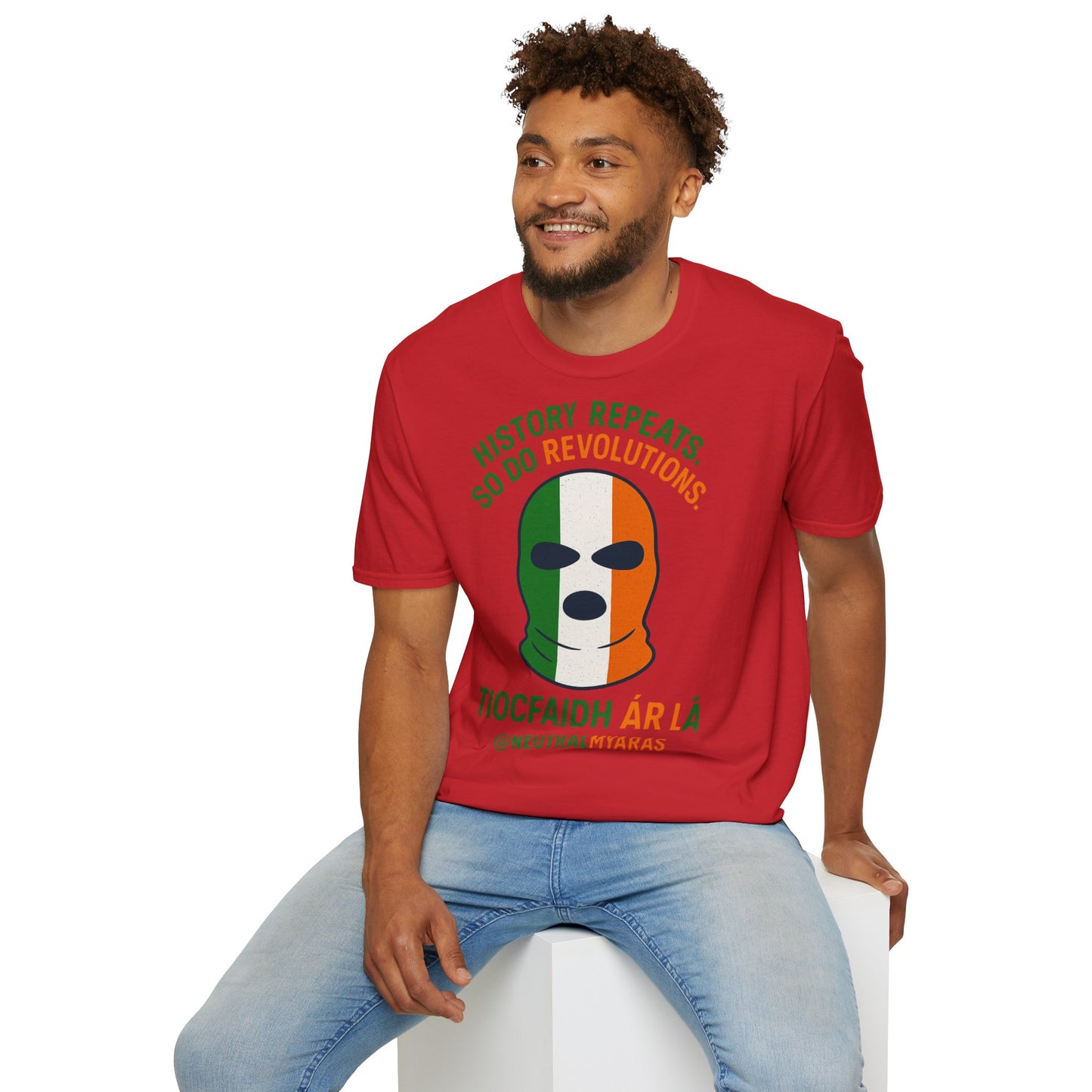 🔥 HISTORY REPEATS, SO DO REVOLUTIONS – TIOCFHAIDH ÁR LÁ T-SHIRT ☘️