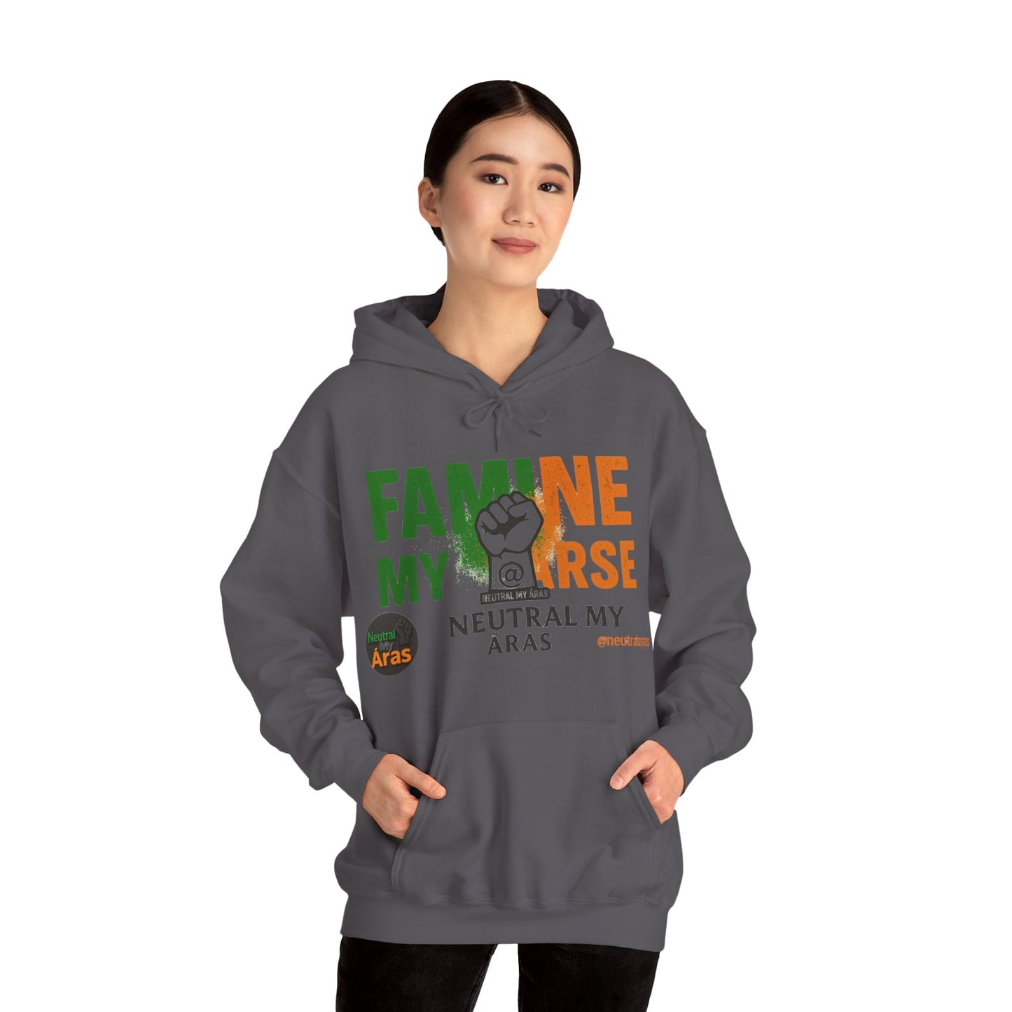 "FAMINE MY ARSE" – The Hoodie That Speaks Truth, and a Bit of Cheek