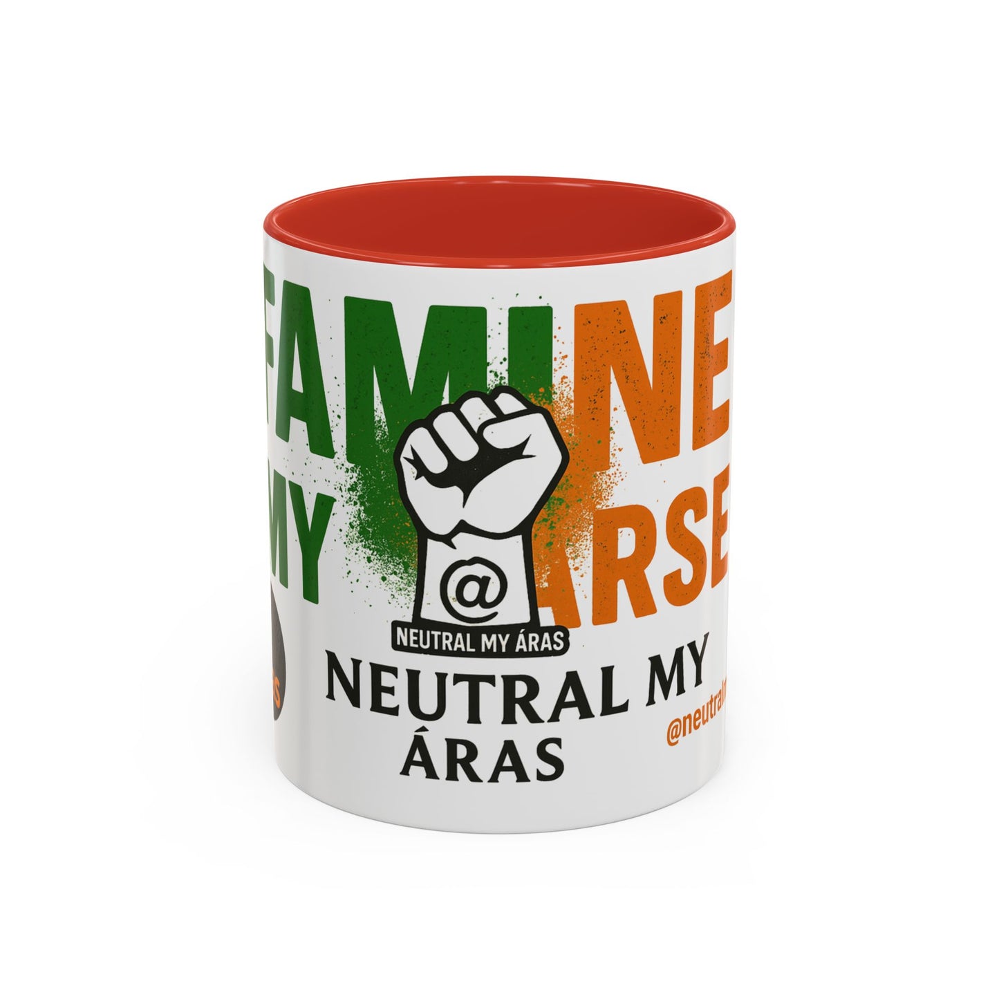 ☕ FAMINE MY ARSE – Tea/Coffee Mug