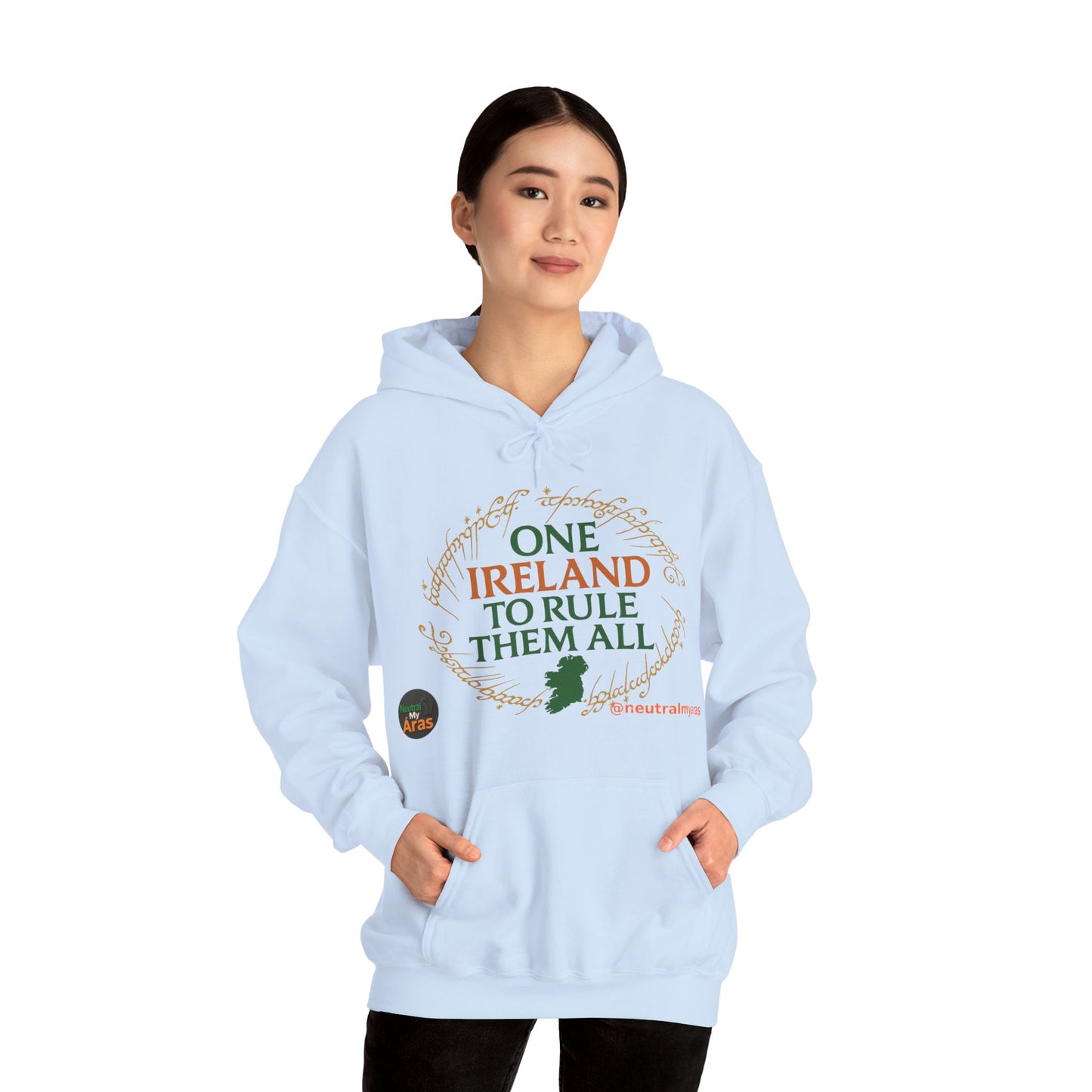 Hoodie "ONE IRELAND TO RULE THEM ALL" – Wear the Legend, Live the Dream