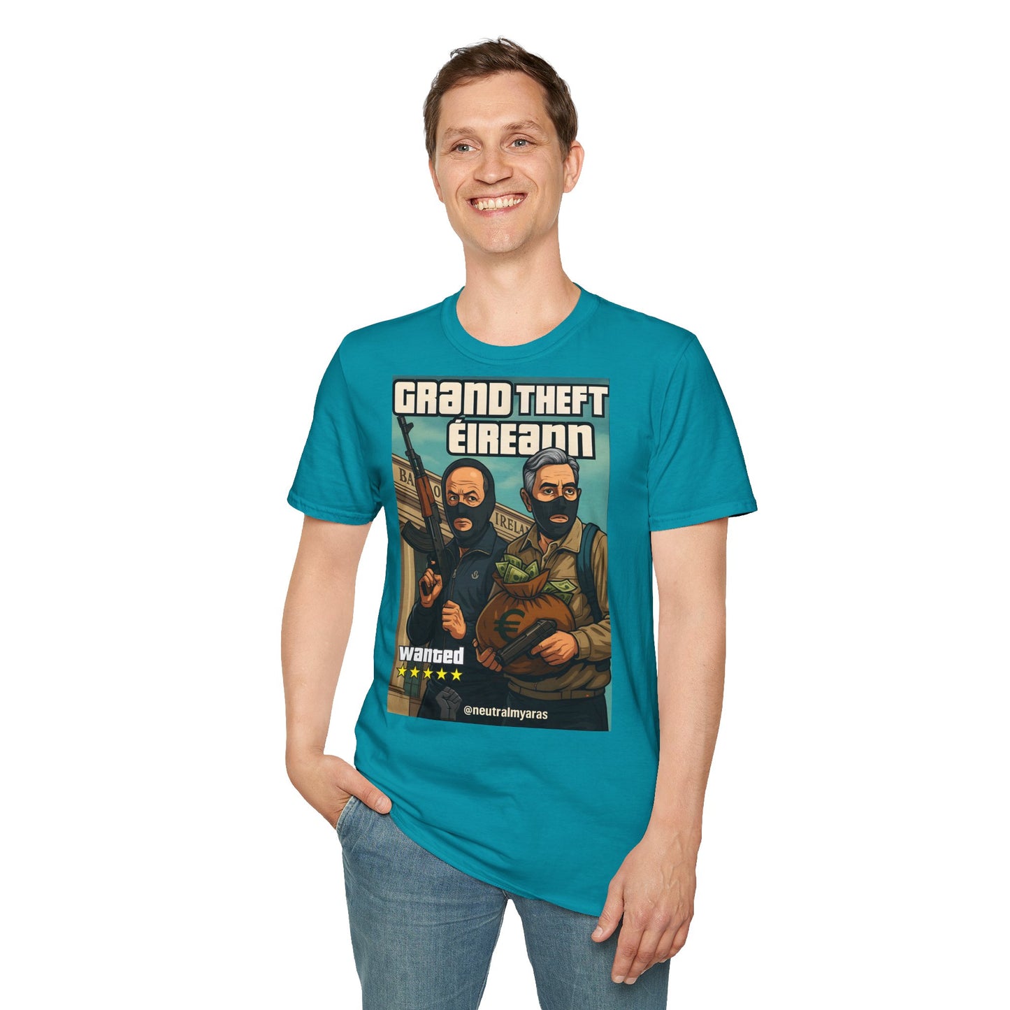 🔥 🚨 GRAND THEFT ÉIREANN 🚨 T-SHIRT ☘️