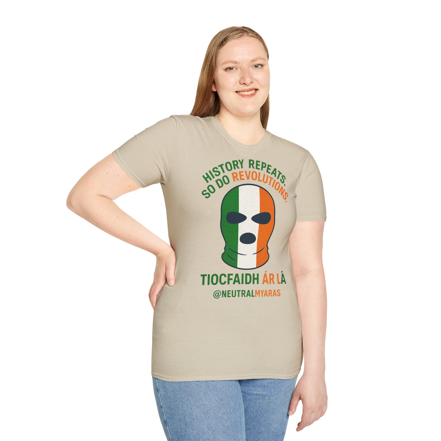 🔥 HISTORY REPEATS, SO DO REVOLUTIONS – TIOCFHAIDH ÁR LÁ T-SHIRT ☘️
