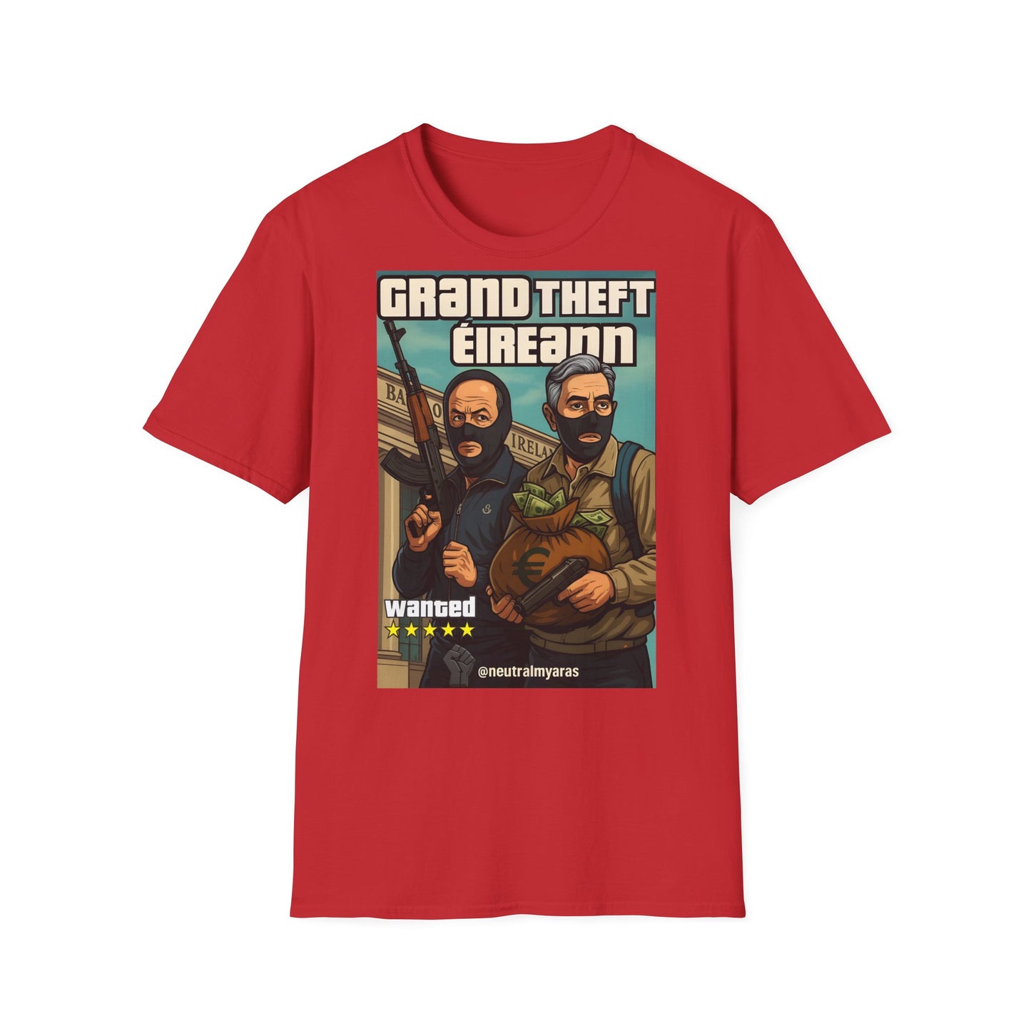 🔥 🚨 GRAND THEFT ÉIREANN 🚨 T-SHIRT ☘️