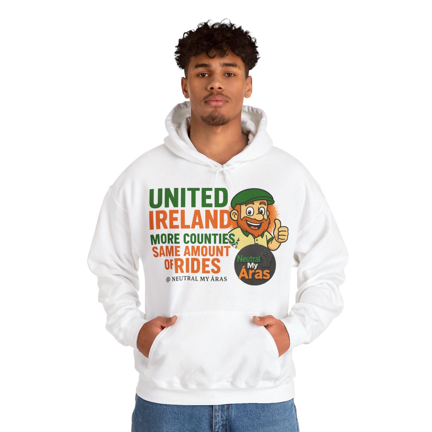 "UNITED IRELAND – MORE COUNTIES, SAME AMOUNT OF RIDES" – The Only Thing That’s Changing is the Territory - United Ireland Graphic Hoodie