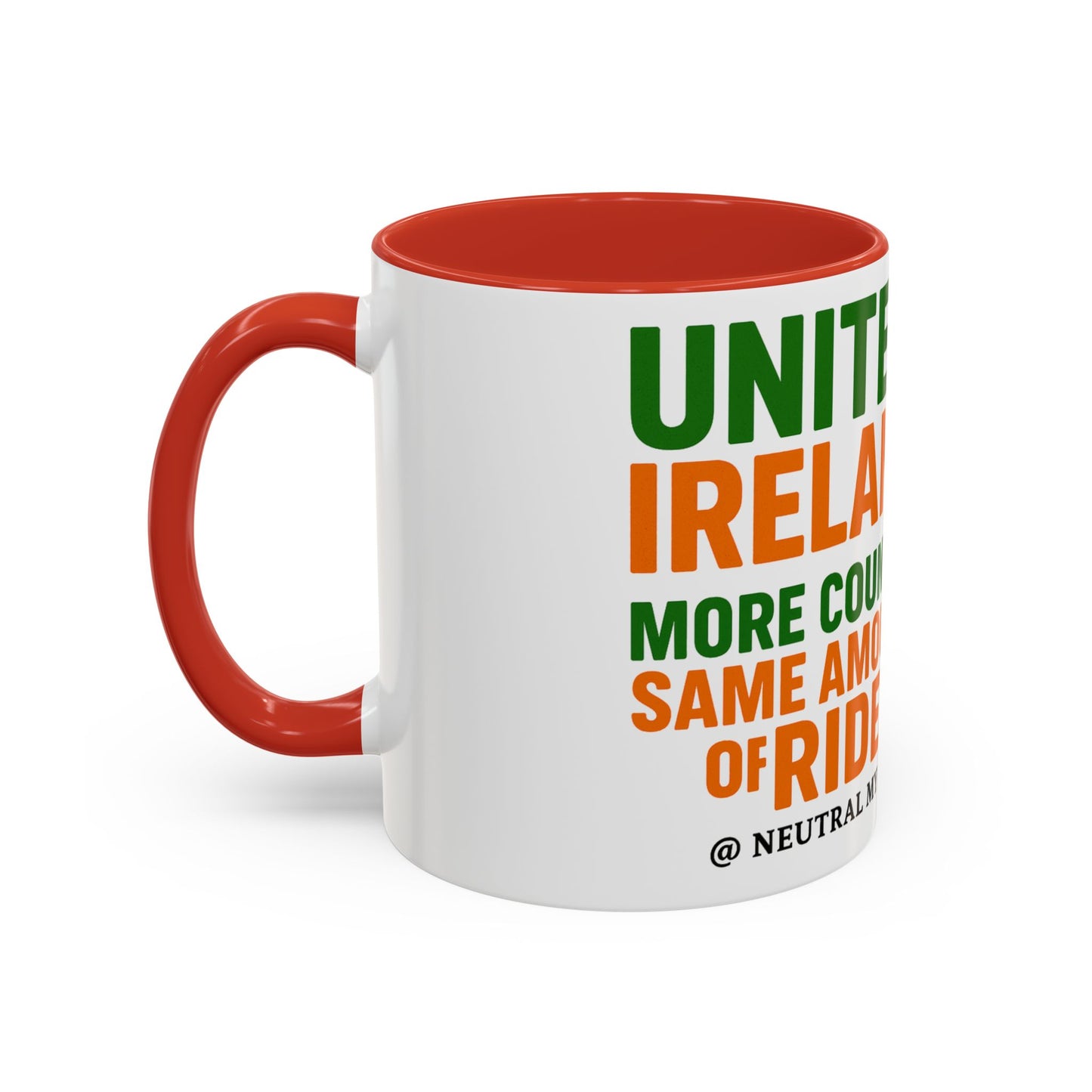 Copy of ☕ United Ireland Mug – "More Counties, Same Amount of Rides" Luck Of The Irish Coffee Mug, St. Patrick's Day Gift, Irish Pride Mug, Fun Irish Decor, Unique Coffee Cup
